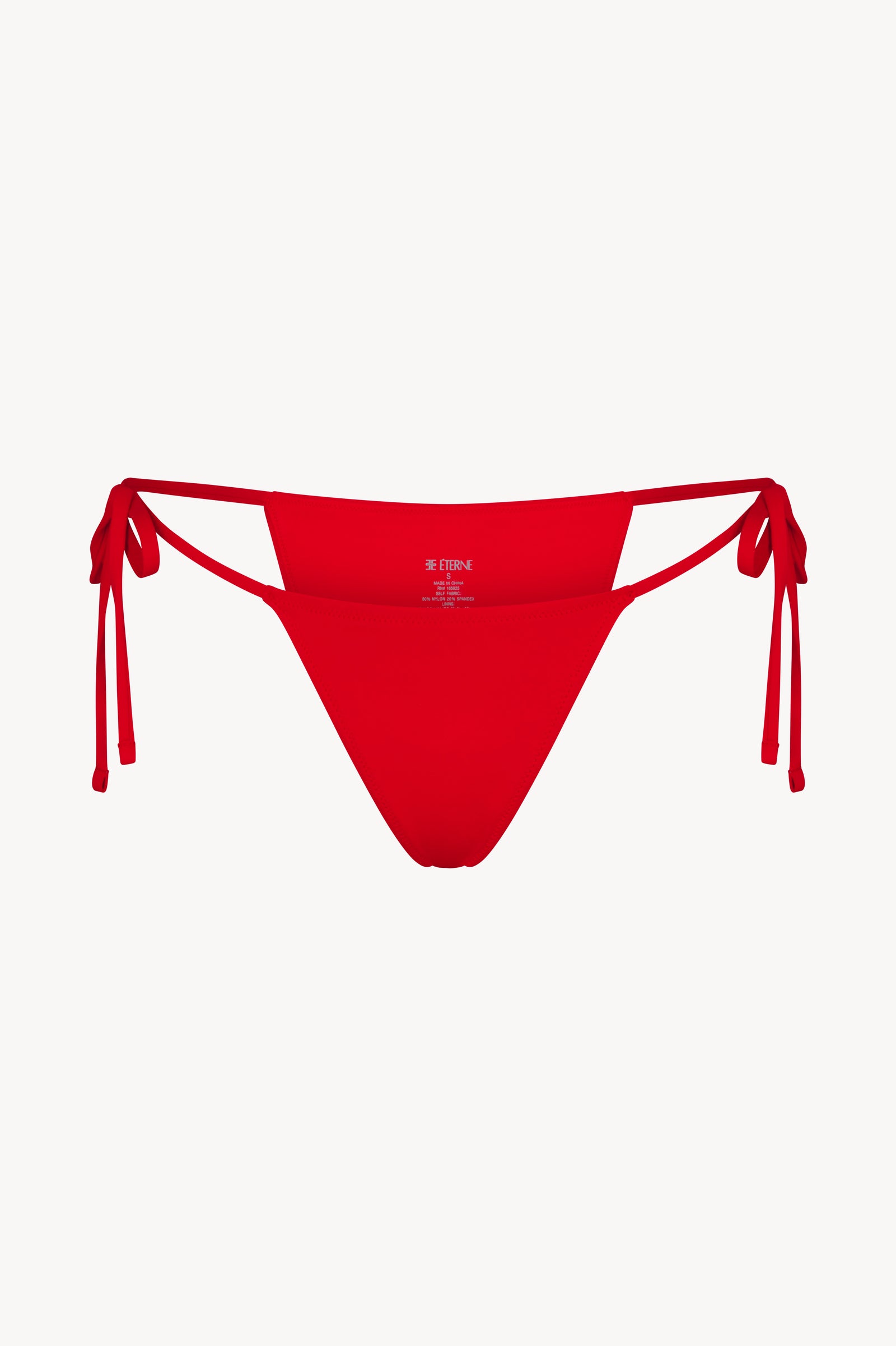 Isla String Bikini Bottom Rouge - ÉTERNE