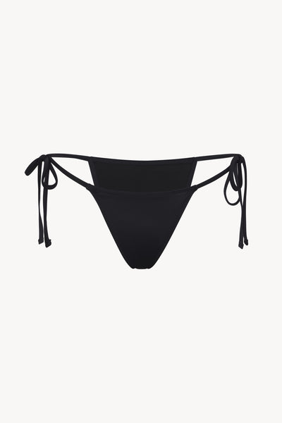 Isla String Bikini Bottom Black