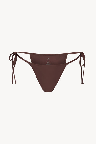 Isla String Bikini Bottom Chocolate