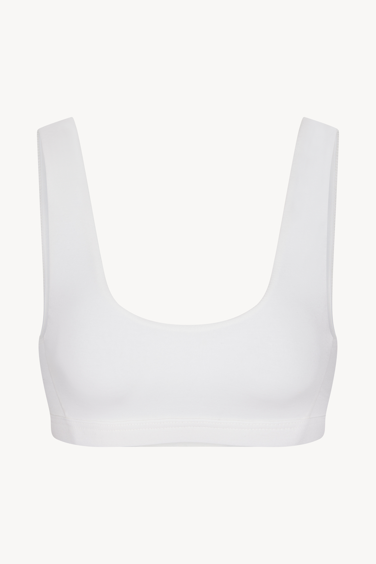 Scoop Neck Bra Ivory