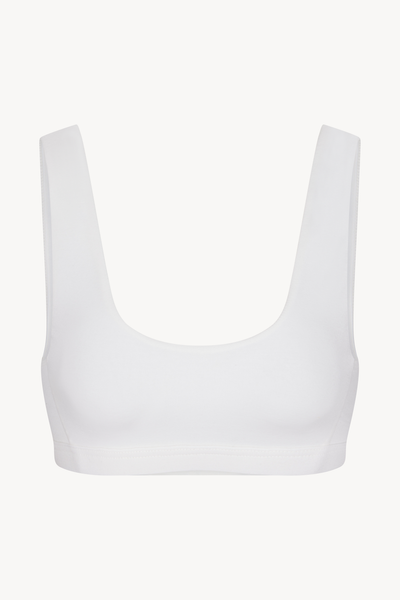 Scoop Neck Bra Ivory