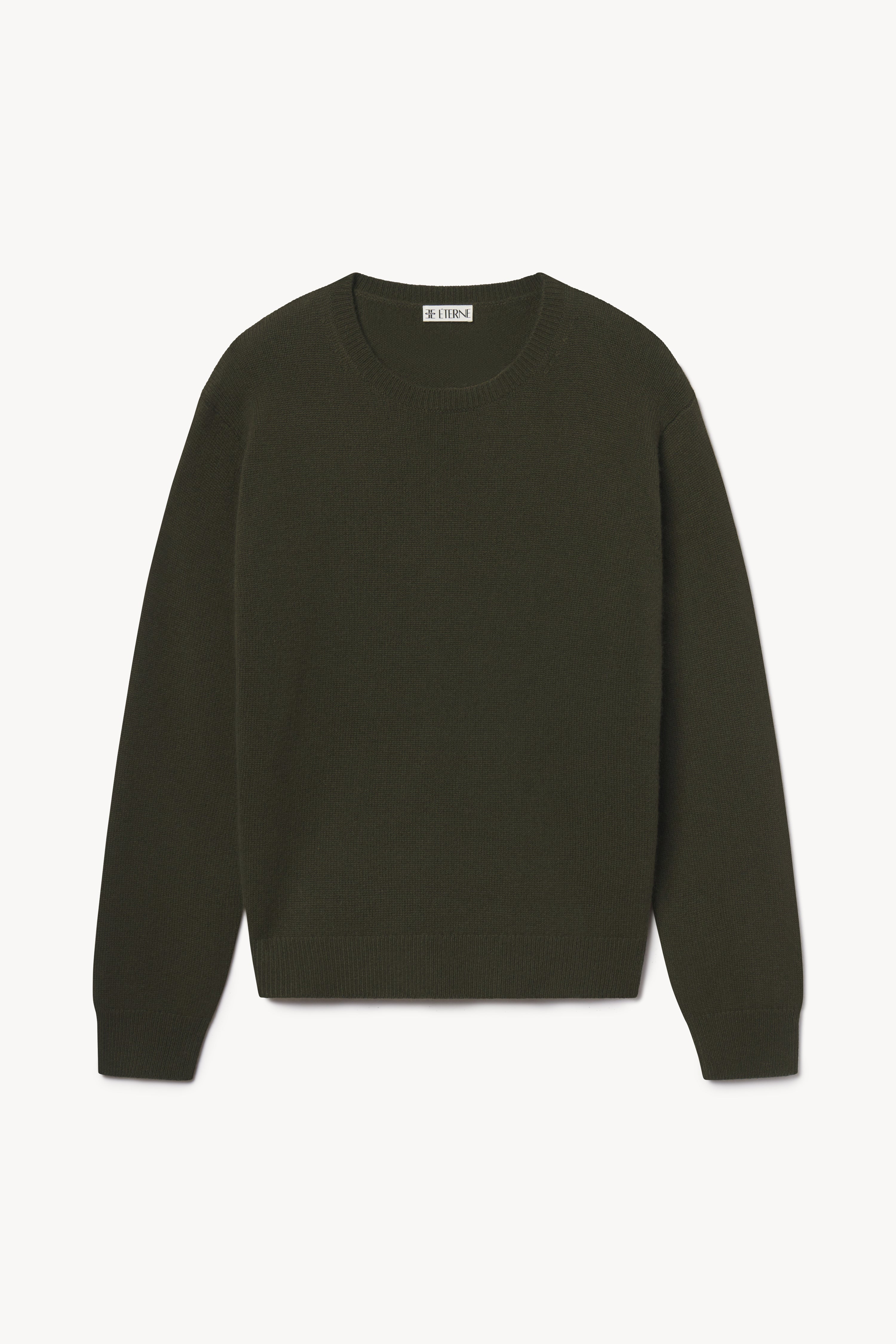 JAMES CASHMERE SWEATER MOSS