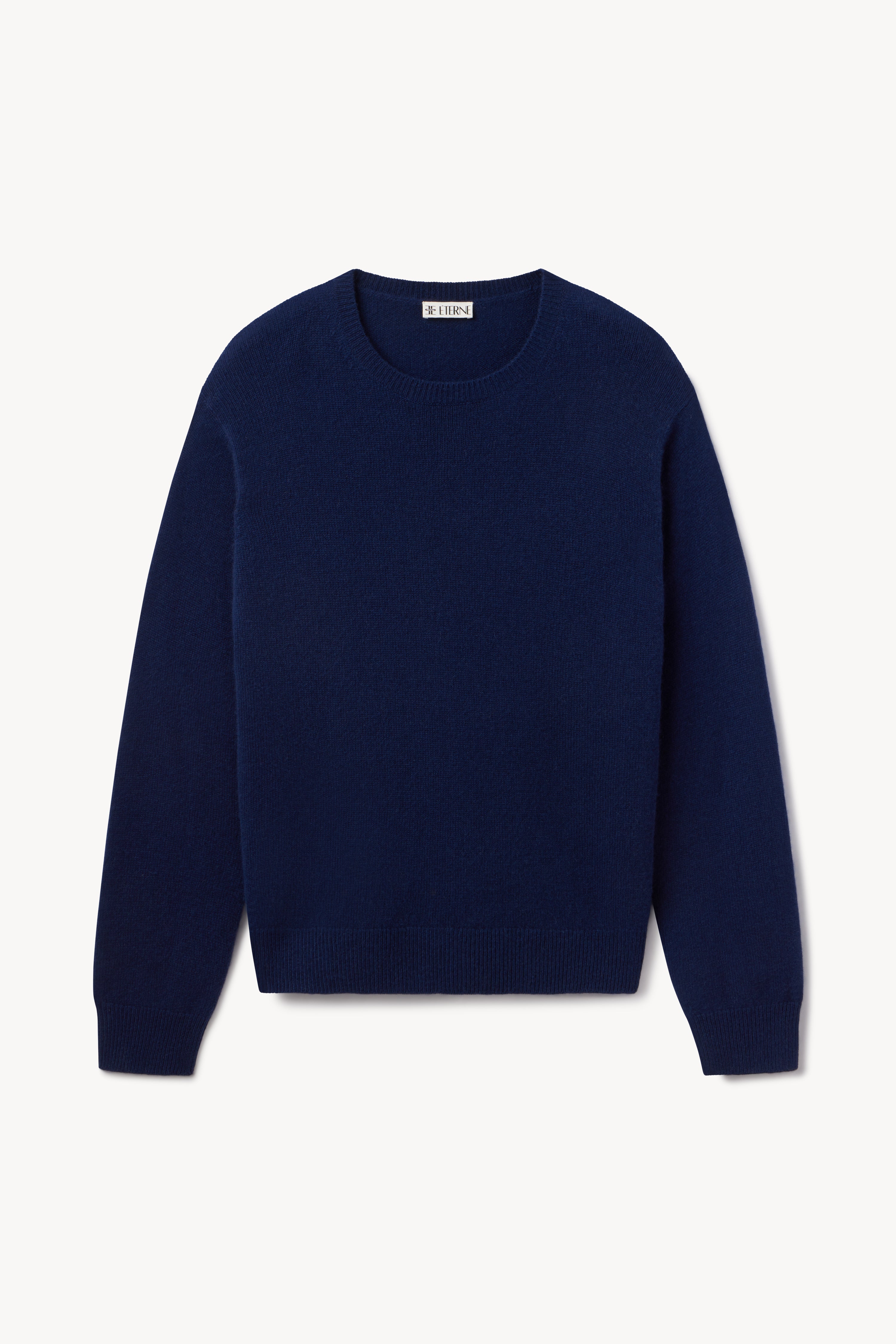 Navy cashmere sweater hotsell