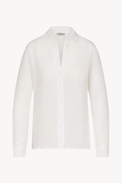 Jolene Button Down Top Ivory