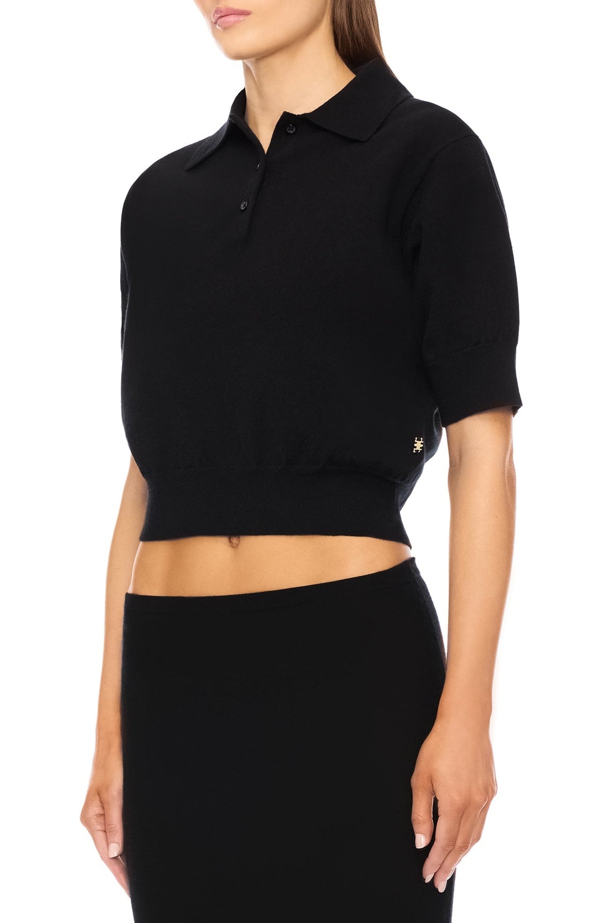 JOURNEY CASHMERE TOP BLACK