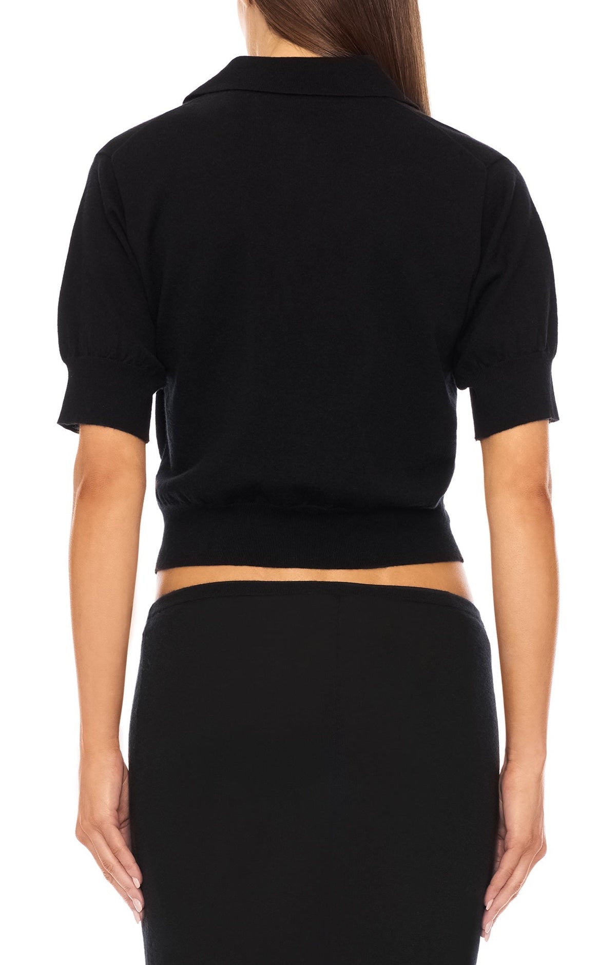 JOURNEY CASHMERE TOP BLACK