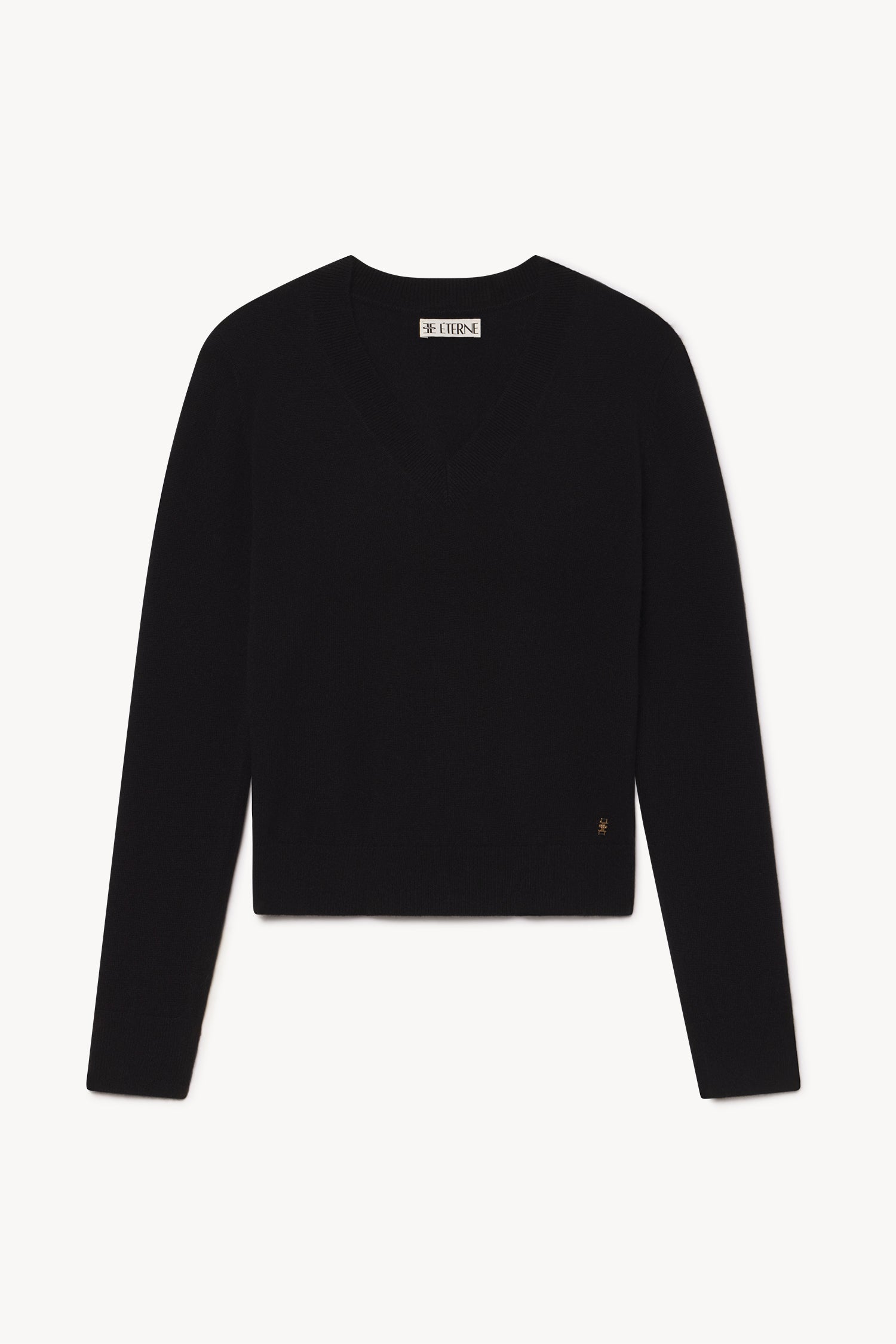 Lennox Sweater | Midweight Cashmere | Black