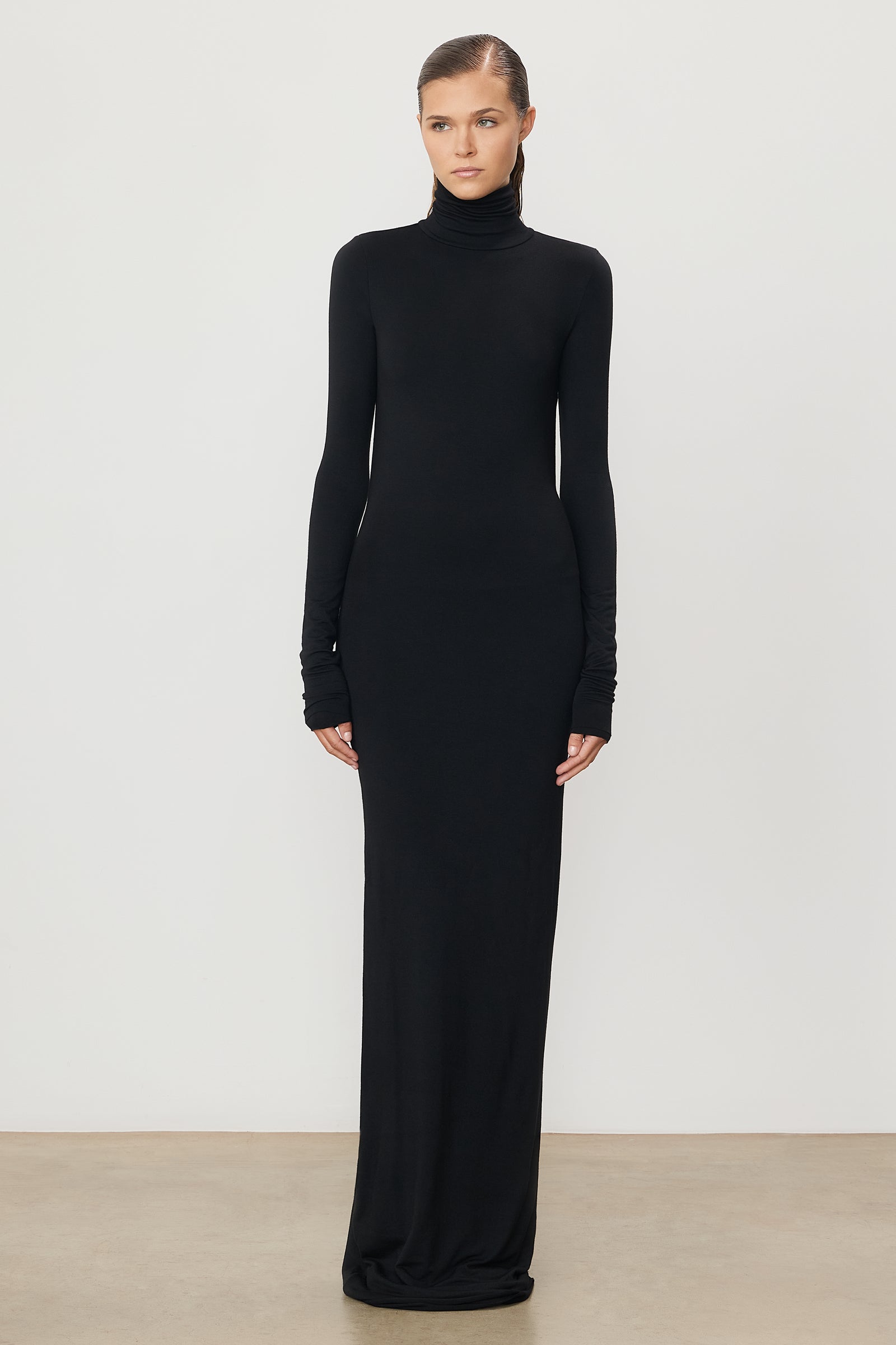 STELLA TURTLENECK MAXI DRESS - ÉTERNE