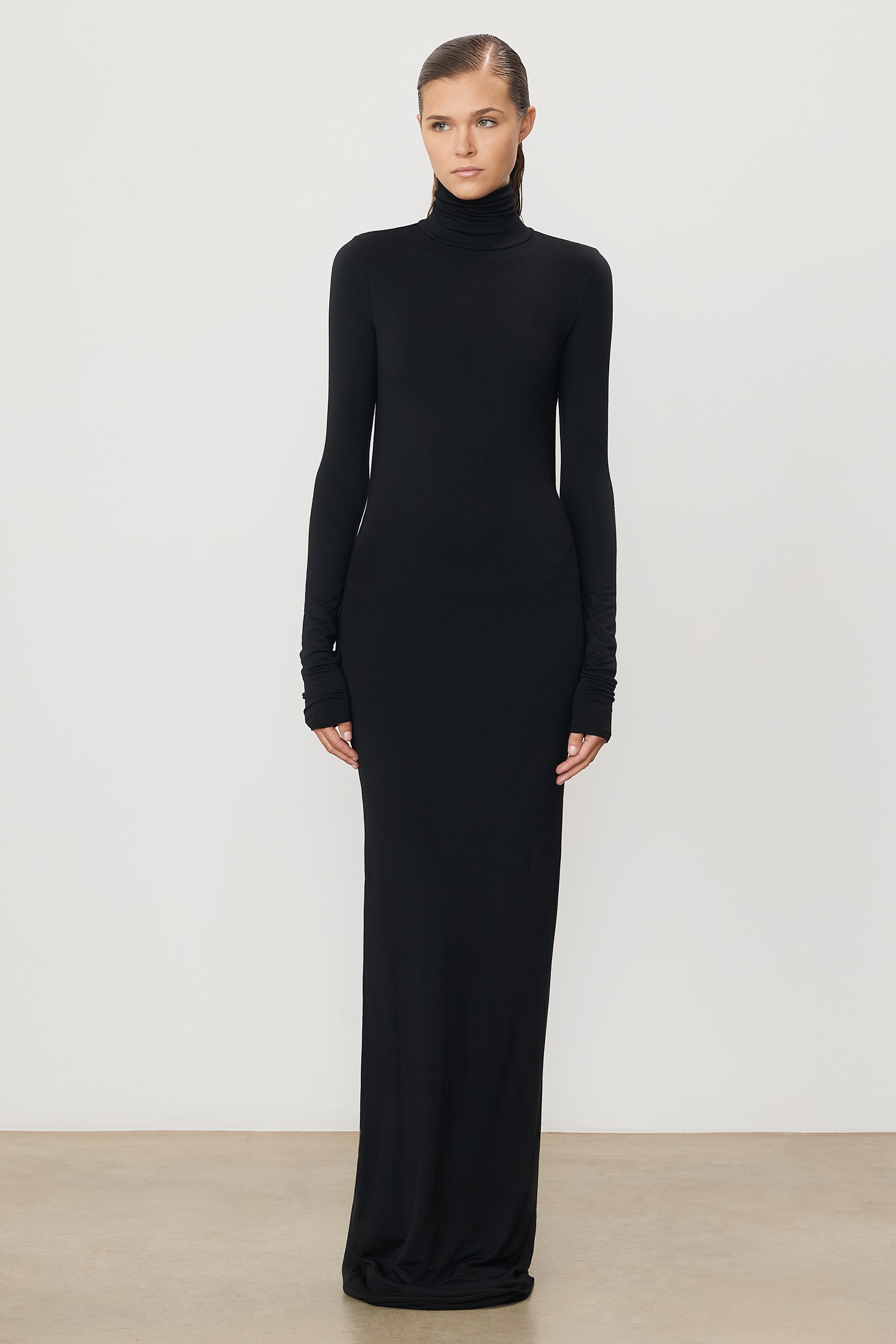STELLA TURTLENECK MAXI DRESS - ÉTERNE