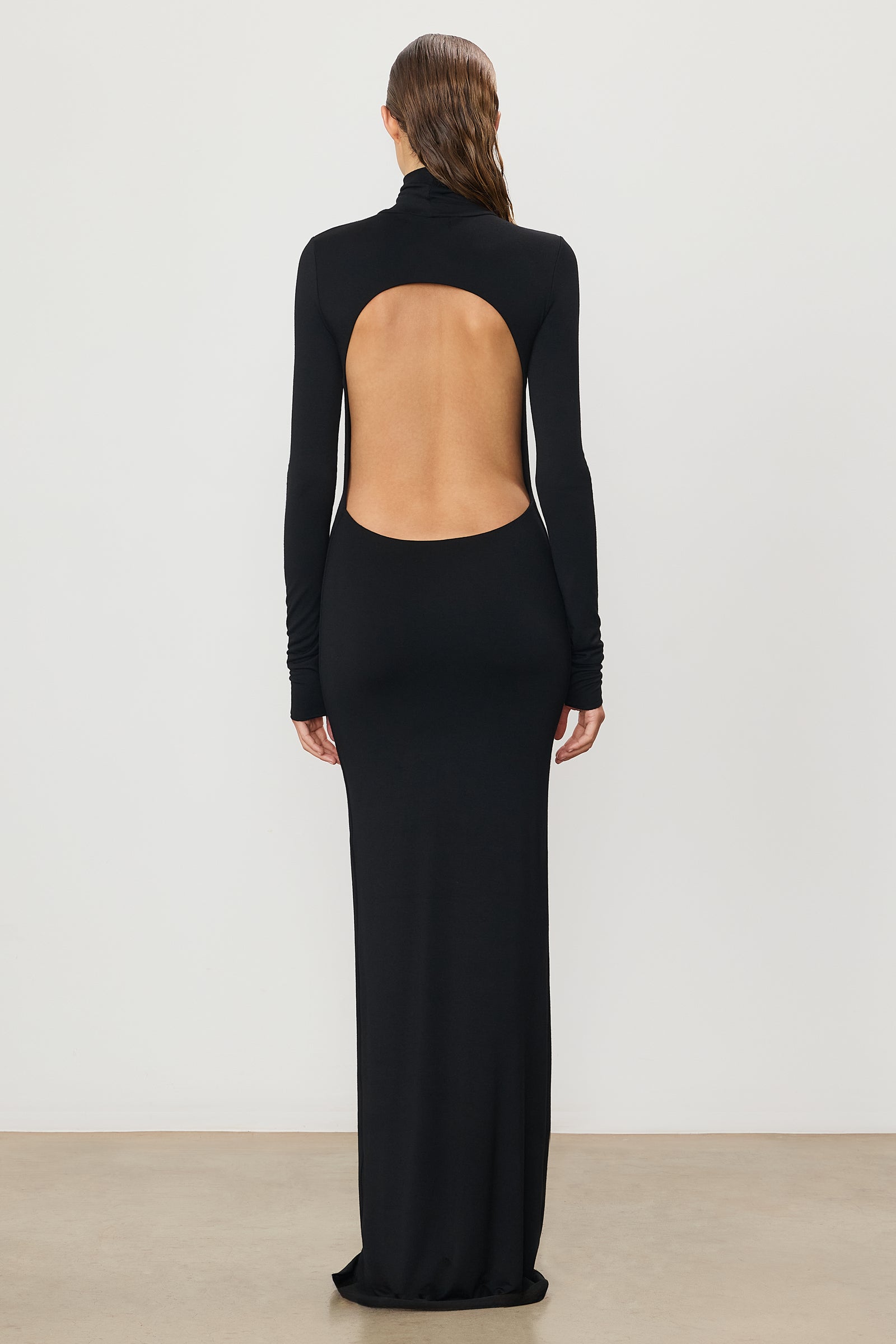 STELLA TURTLENECK MAXI DRESS - ÉTERNE