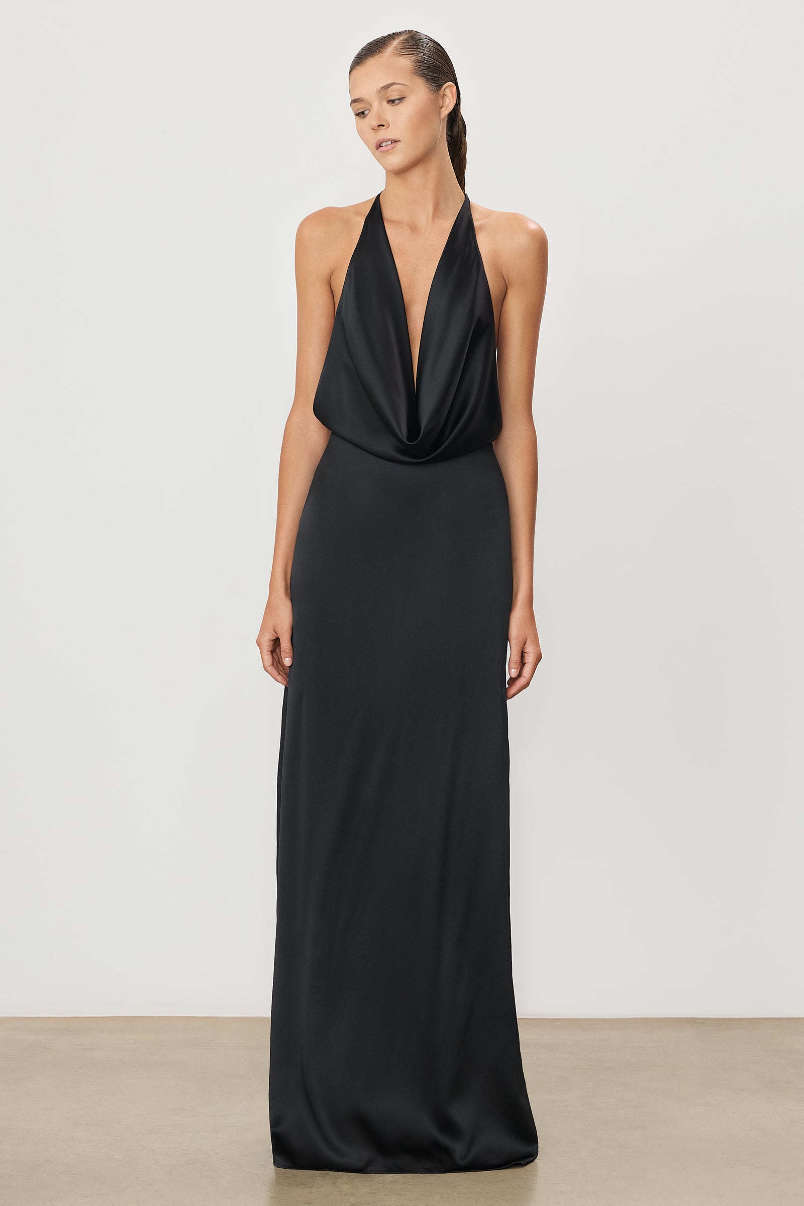 Carla Dress Black - ÉTERNE