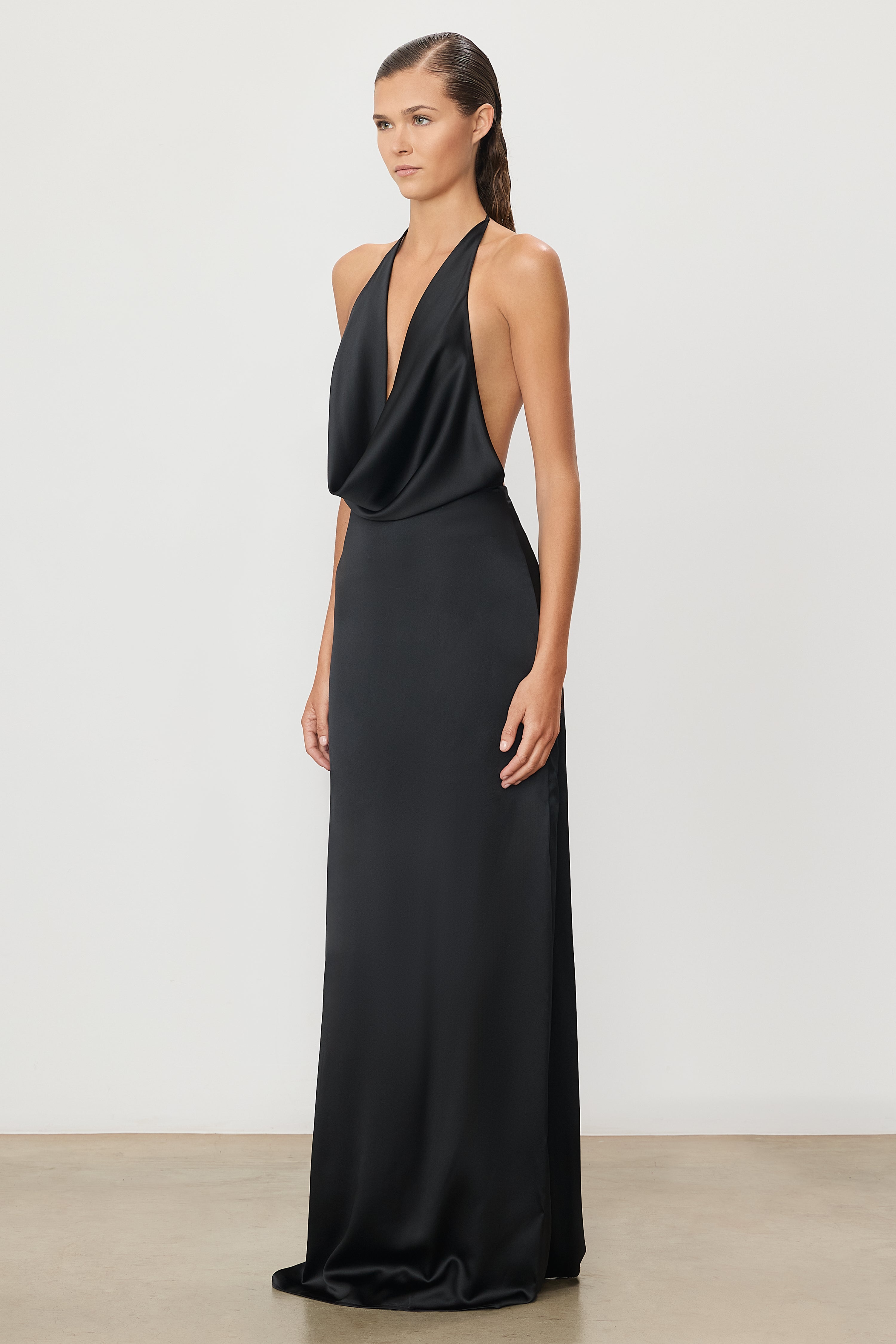 Carla Dress | Silk | Black