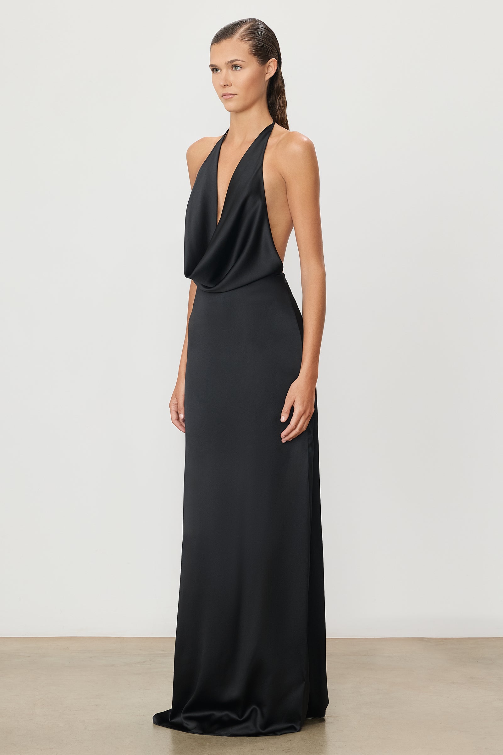 Carla Dress Black - ÉTERNE