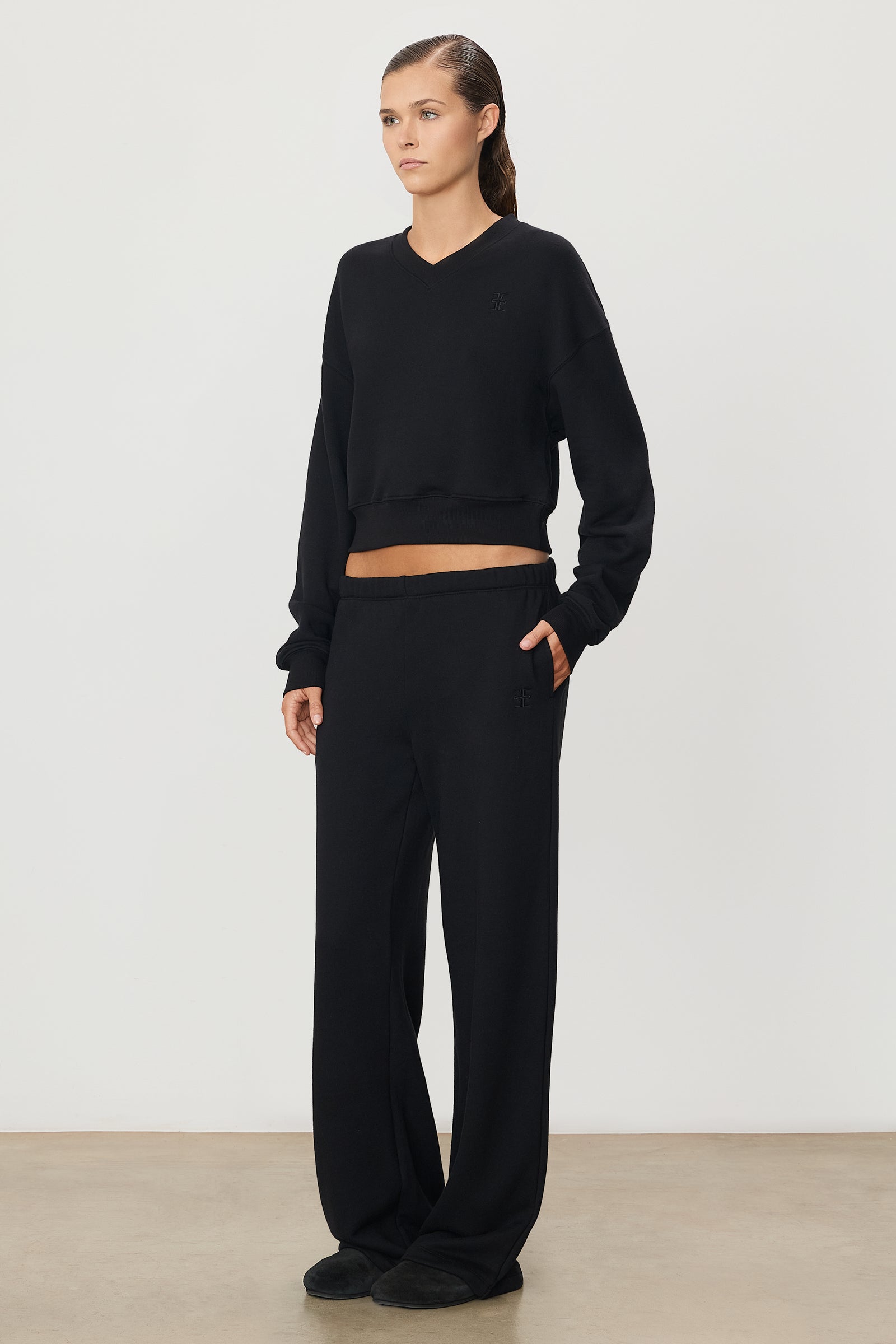 OVERSIZED WIDE LEG SWEATPANT - ÉTERNE