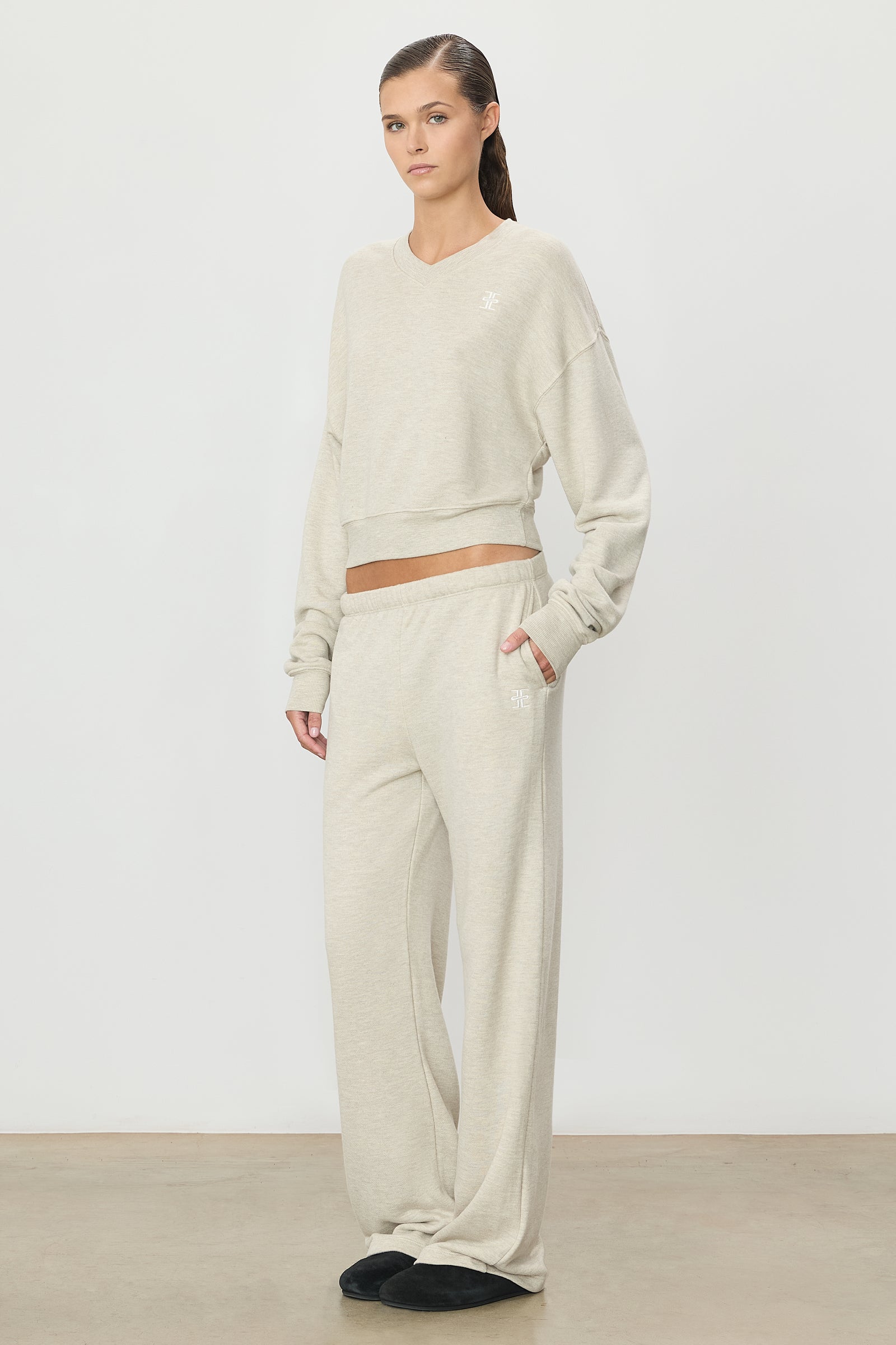 OVERSIZED WIDE LEG SWEATPANT - ÉTERNE