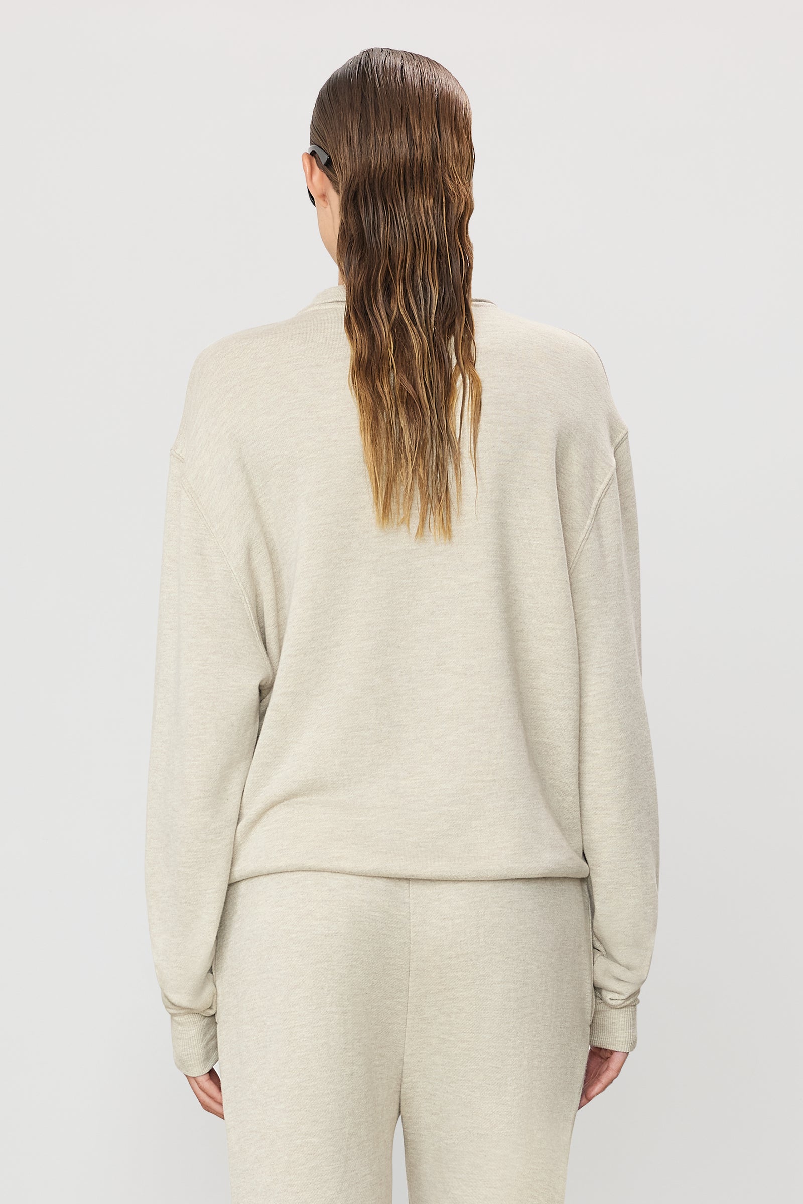 ZIP-UP POLO SWEATSHIRT - ÉTERNE