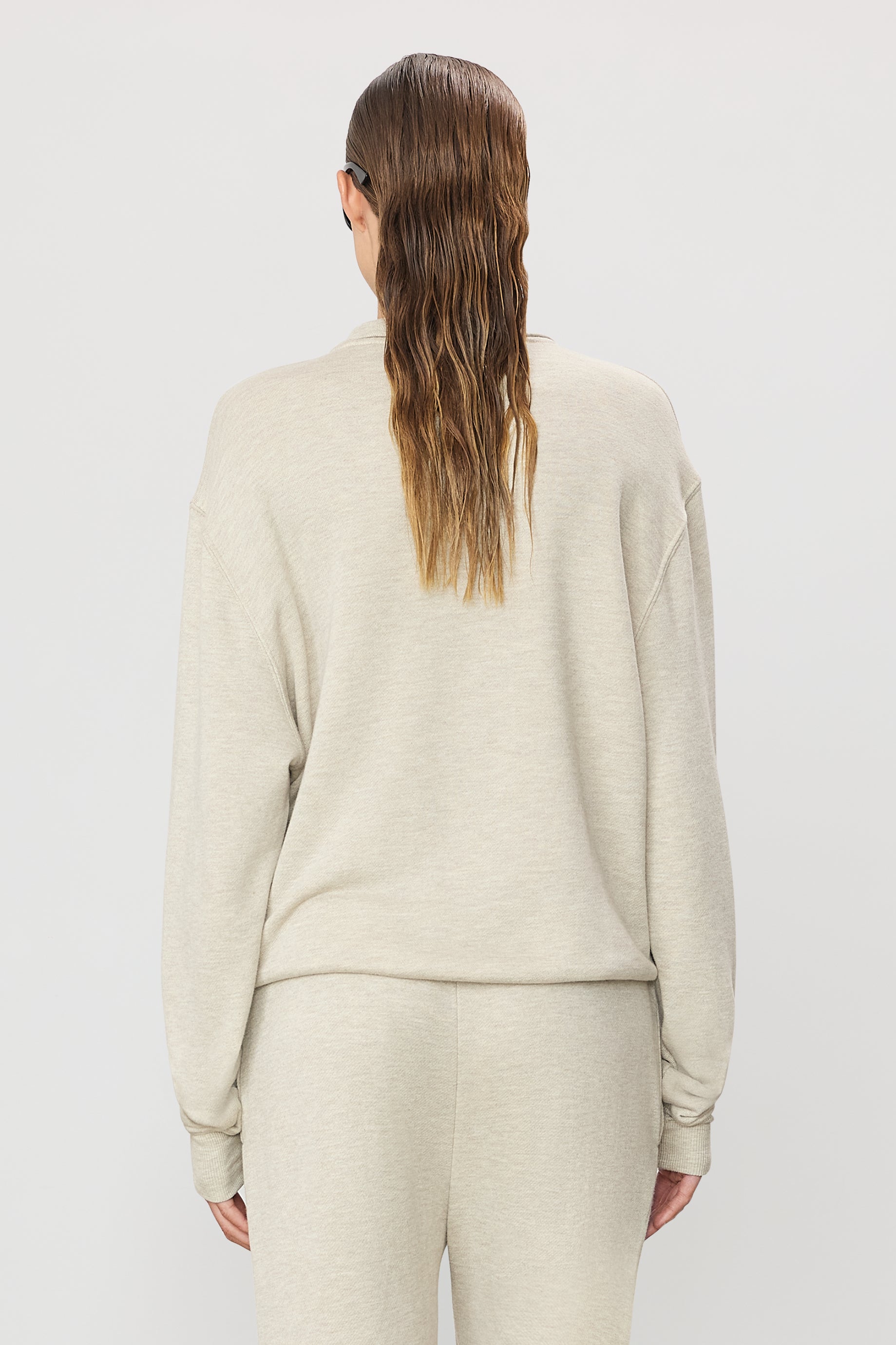 ZIP-UP POLO SWEATSHIRT - ÉTERNE