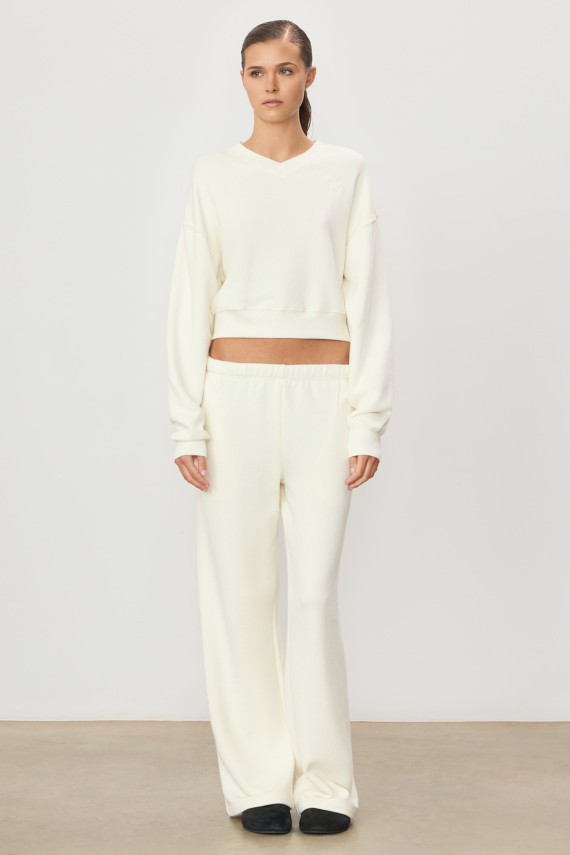 OVERSIZED WIDE LEG SWEATPANT - ÉTERNE