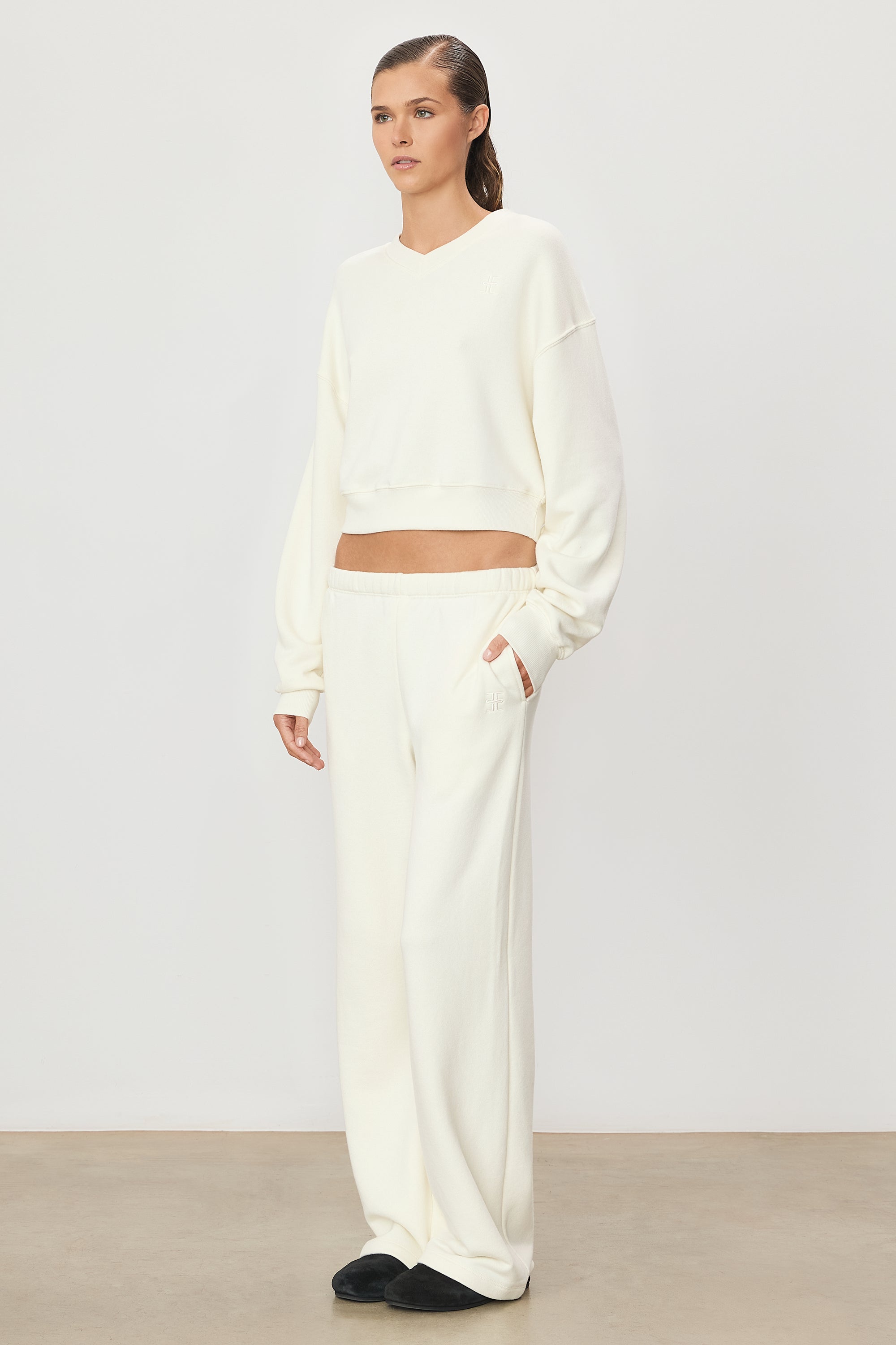 OVERSIZED WIDE LEG SWEATPANT - ÉTERNE