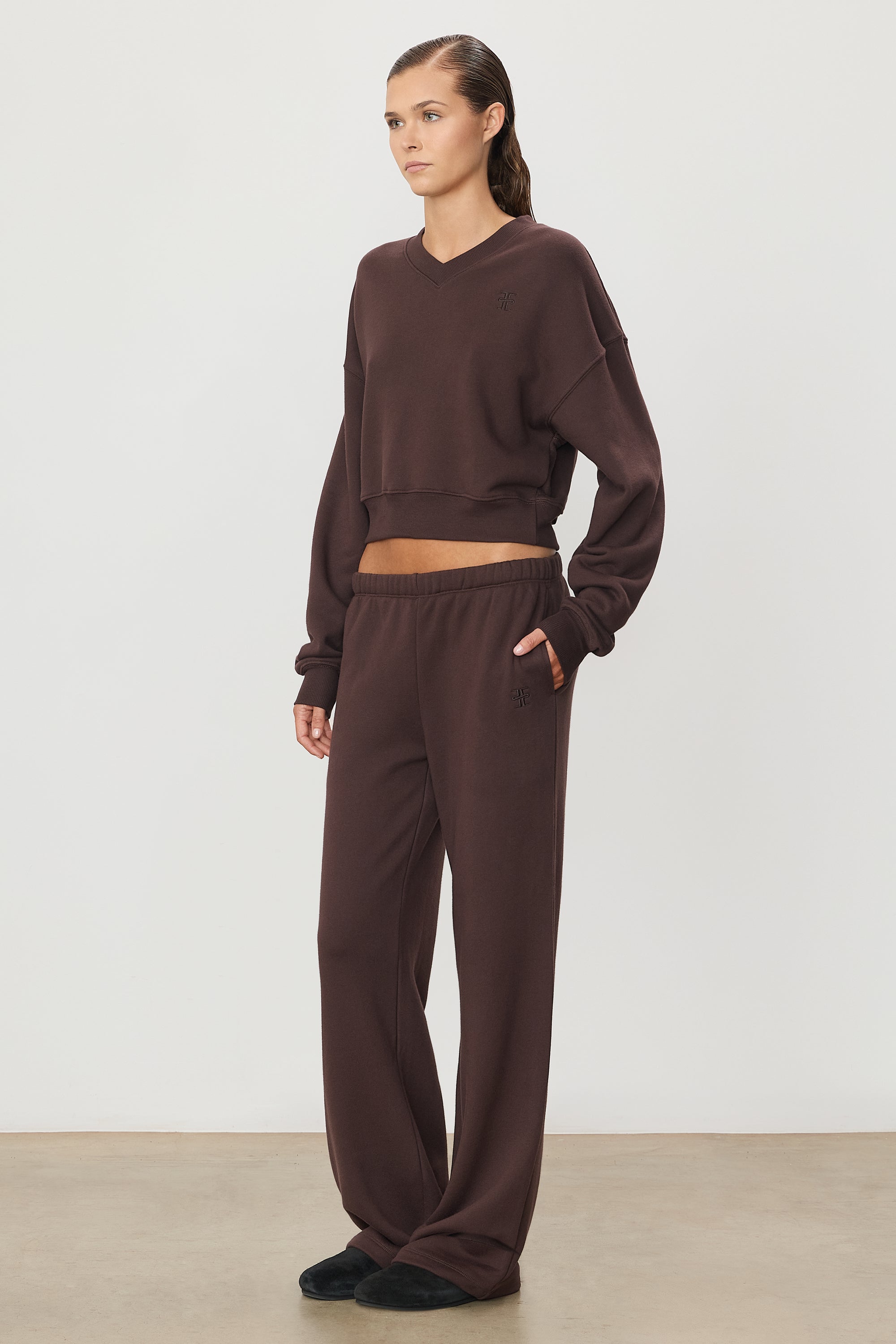 OVERSIZED WIDE LEG SWEATPANT - ÉTERNE