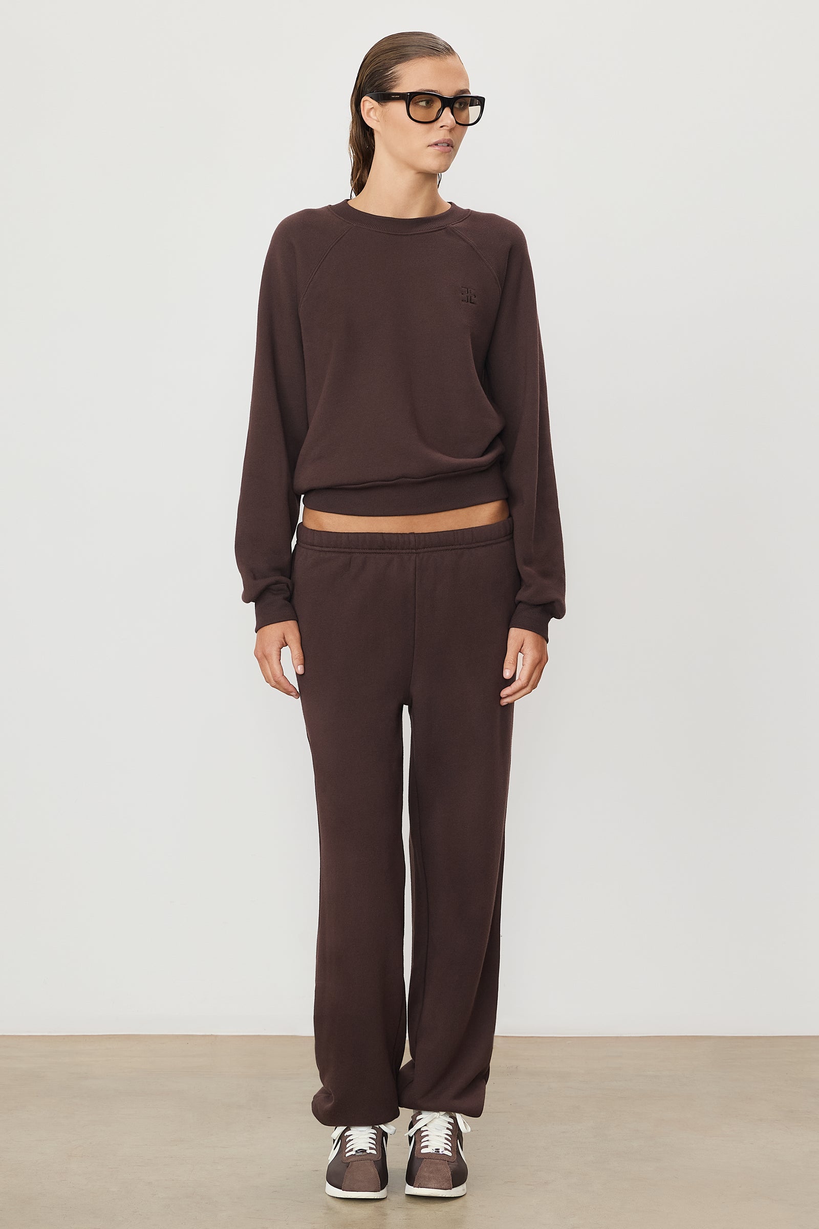 Boyfriend Pocket Sweatpant Espresso - ÉTERNE