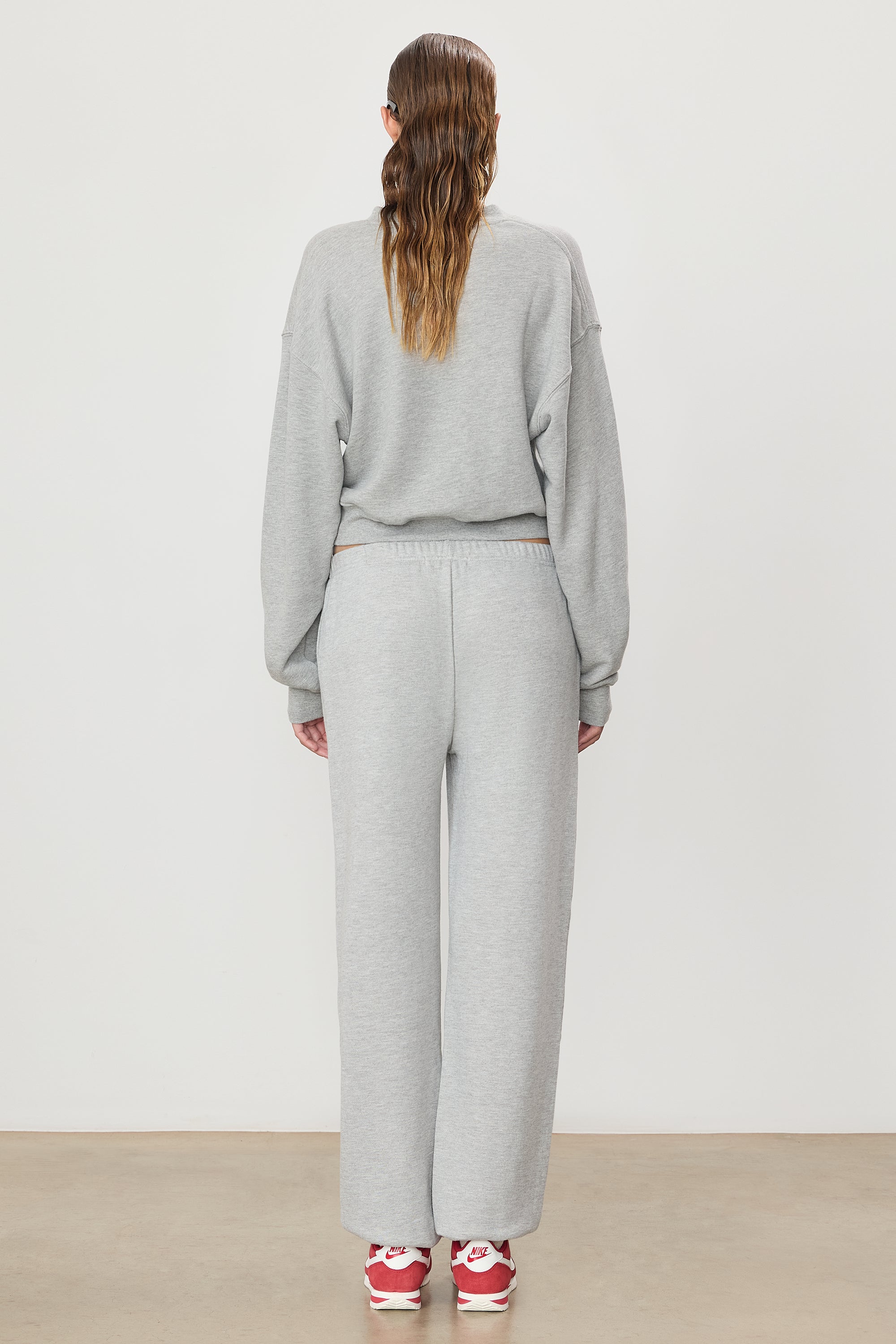Boyfriend Pocket Sweatpant Heather Grey - ÉTERNE