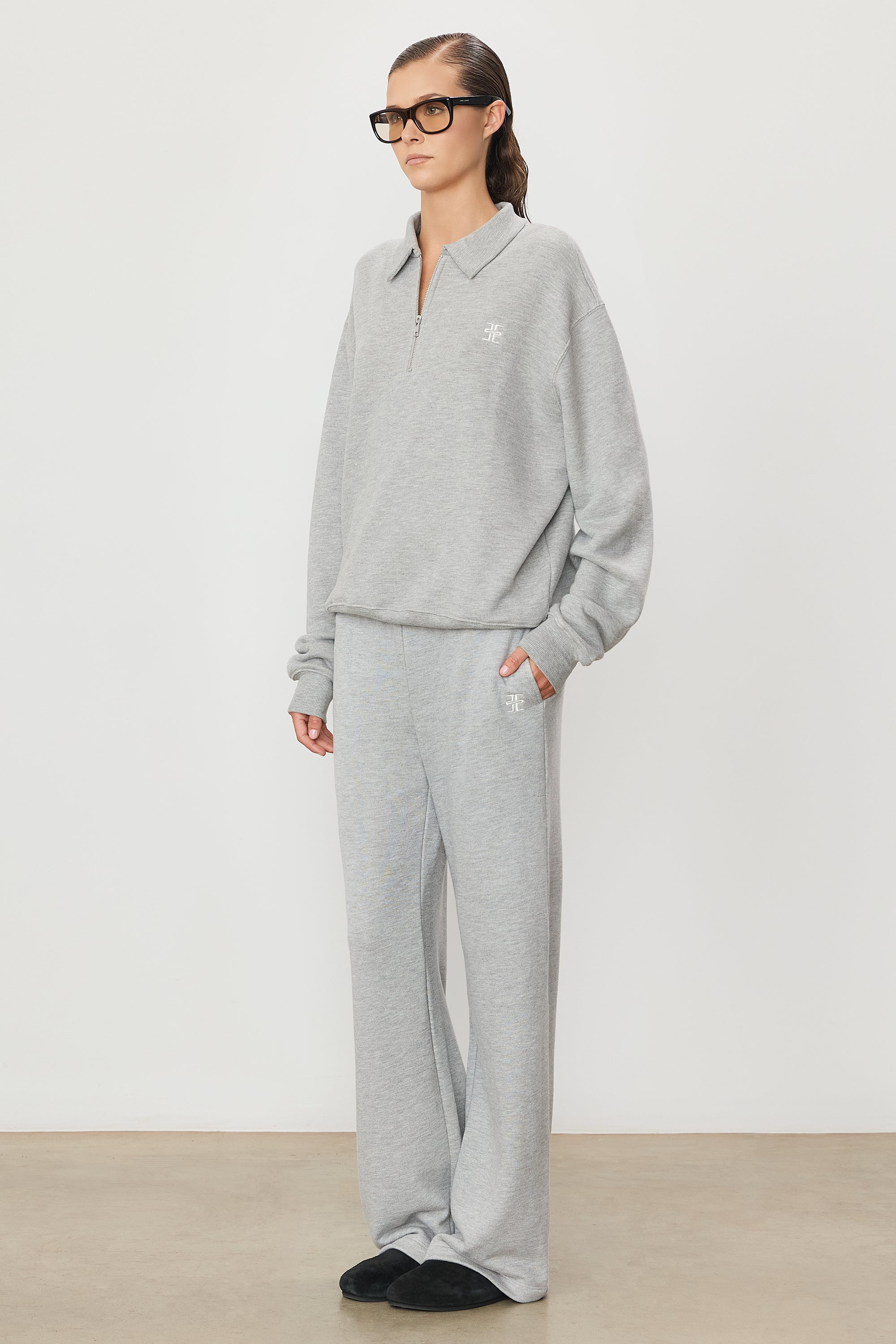 OVERSIZED WIDE LEG SWEATPANT - ÉTERNE