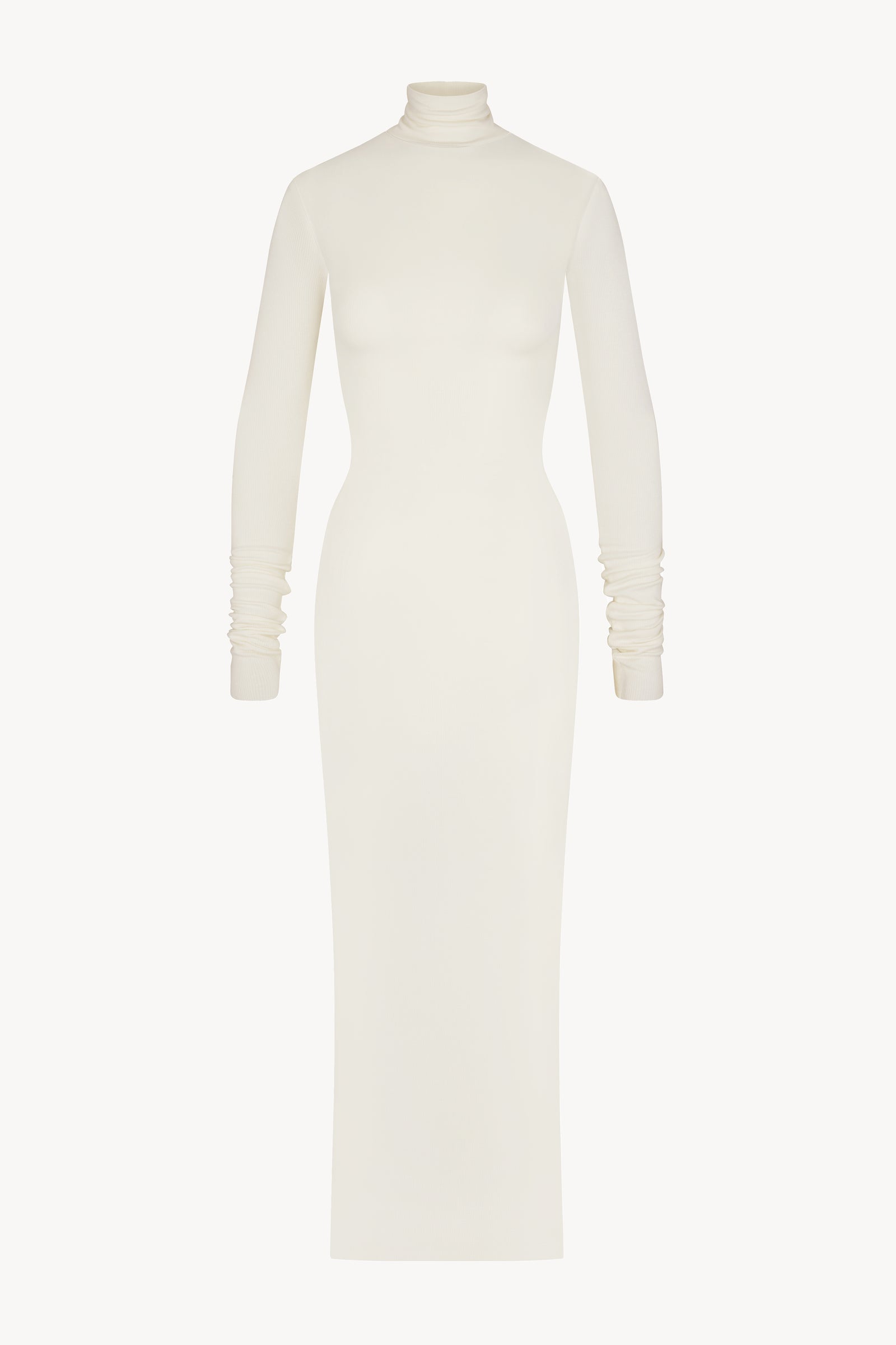 LONG SLEEVE TURTLENECK MAXI DRESS - ÉTERNE