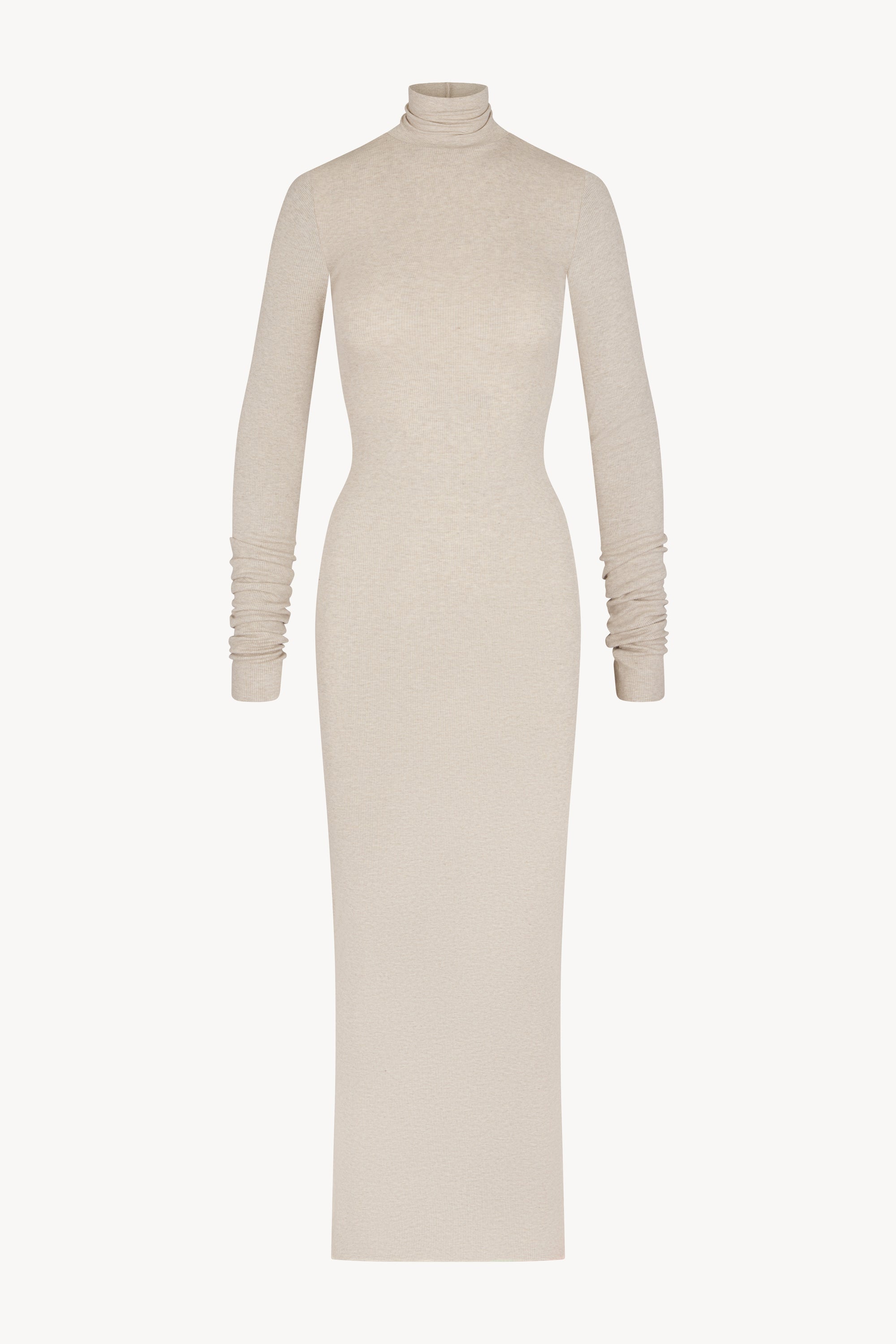 LONG SLEEVE TURTLENECK MAXI DRESS - ÉTERNE