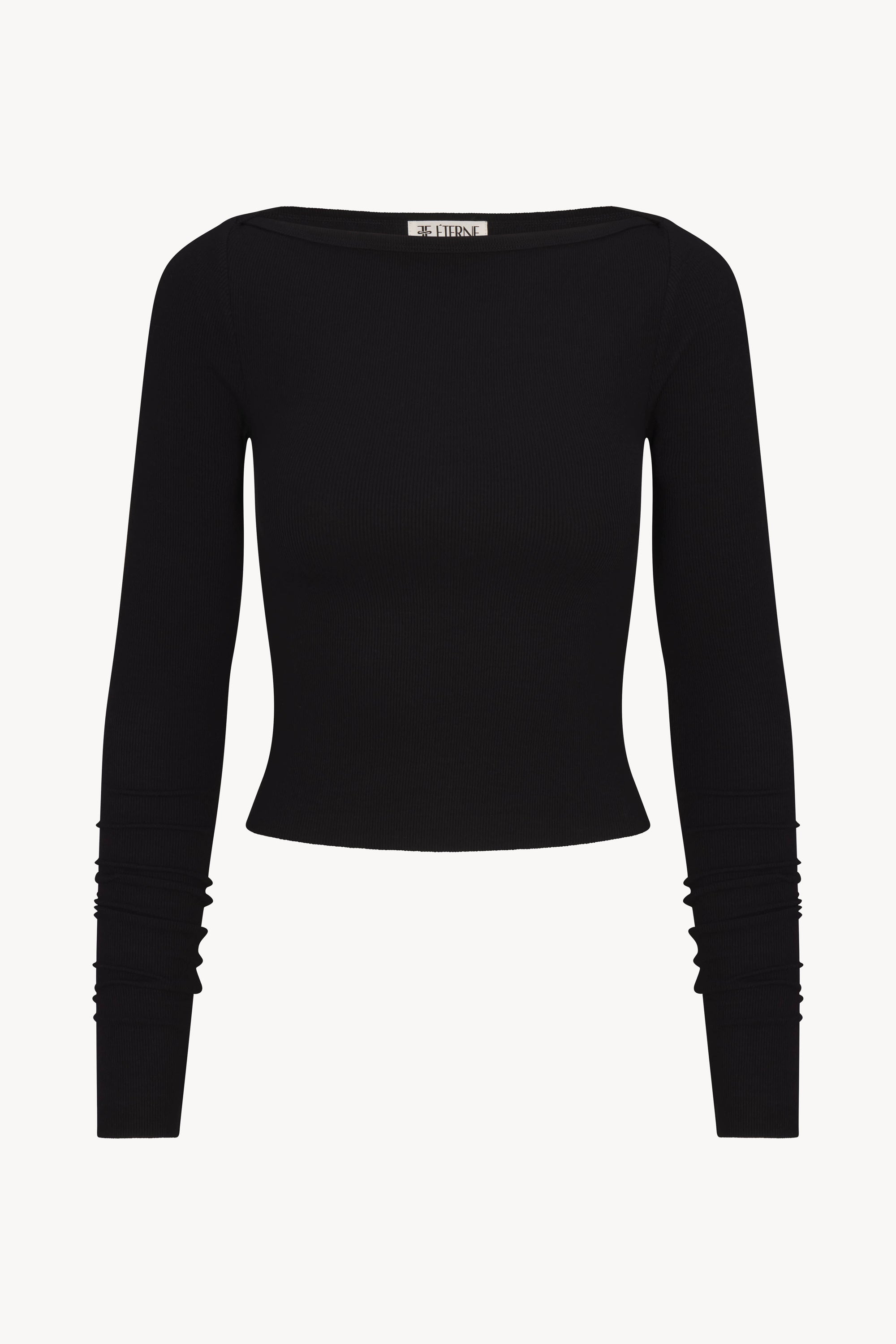 LONG SLEEVE BOATNECK TOP - ÉTERNE