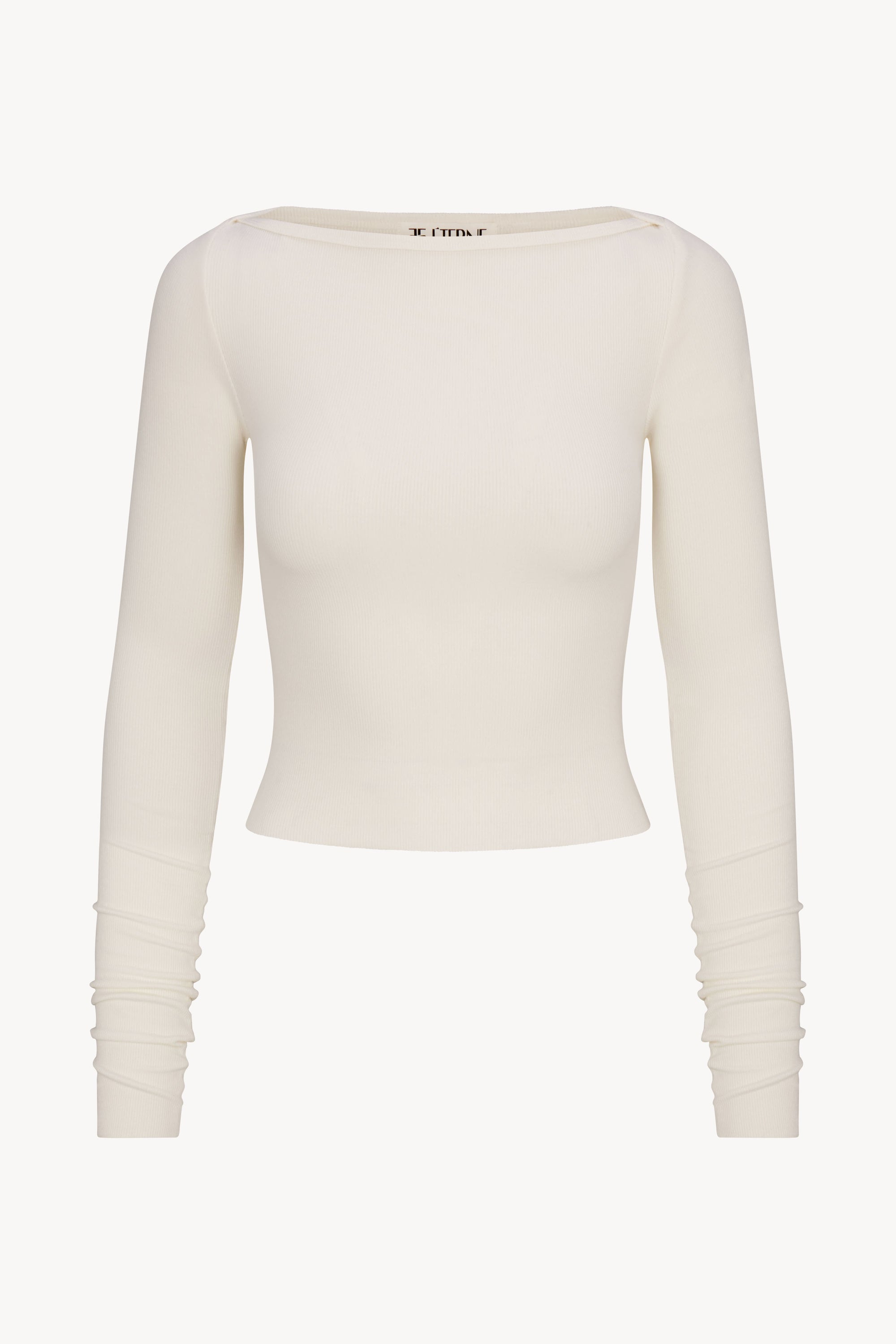 LONG SLEEVE BOATNECK TOP - ÉTERNE