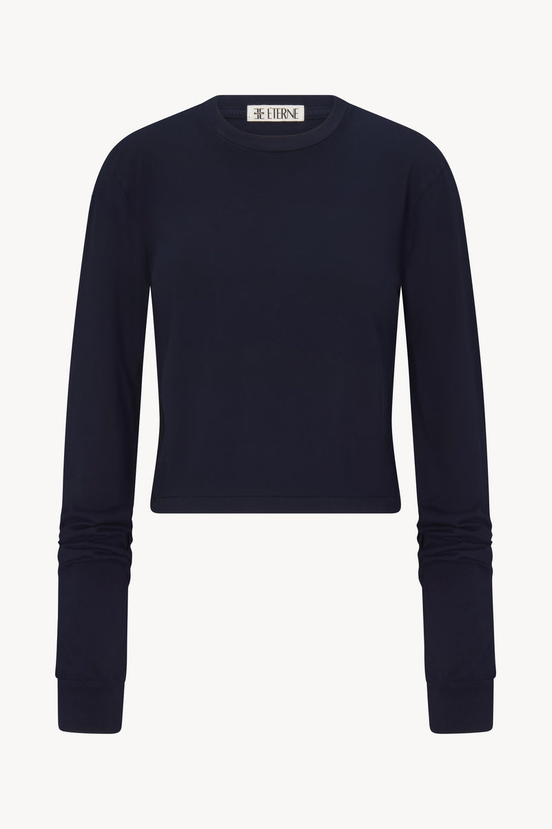 LONG SLEEVE BOXY TEE - ÉTERNE