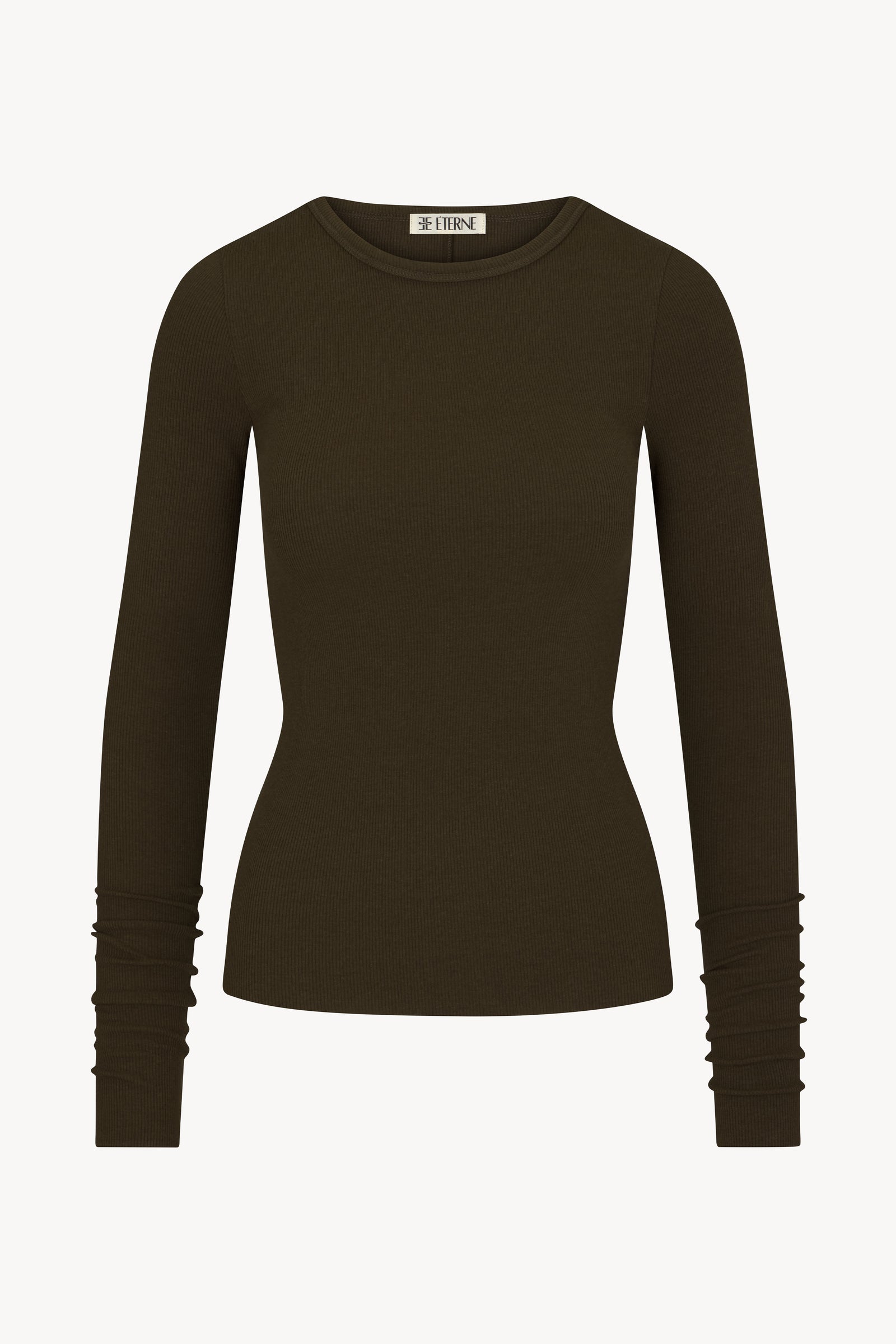 LONG SLEEVE FITTED TOP - ÉTERNE