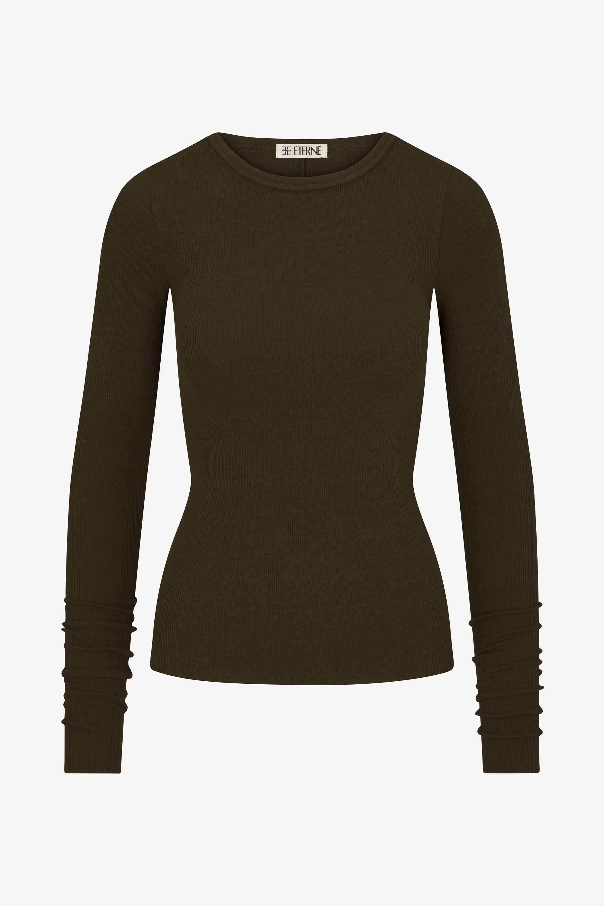 LONG SLEEVE FITTED TOP - ÉTERNE