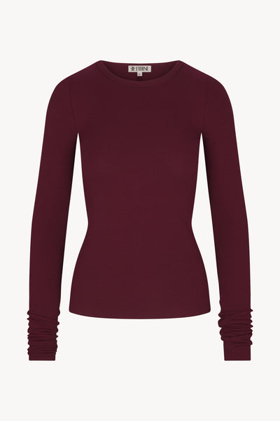 ÉTERNE LONG SLEEVE FITTED TOP