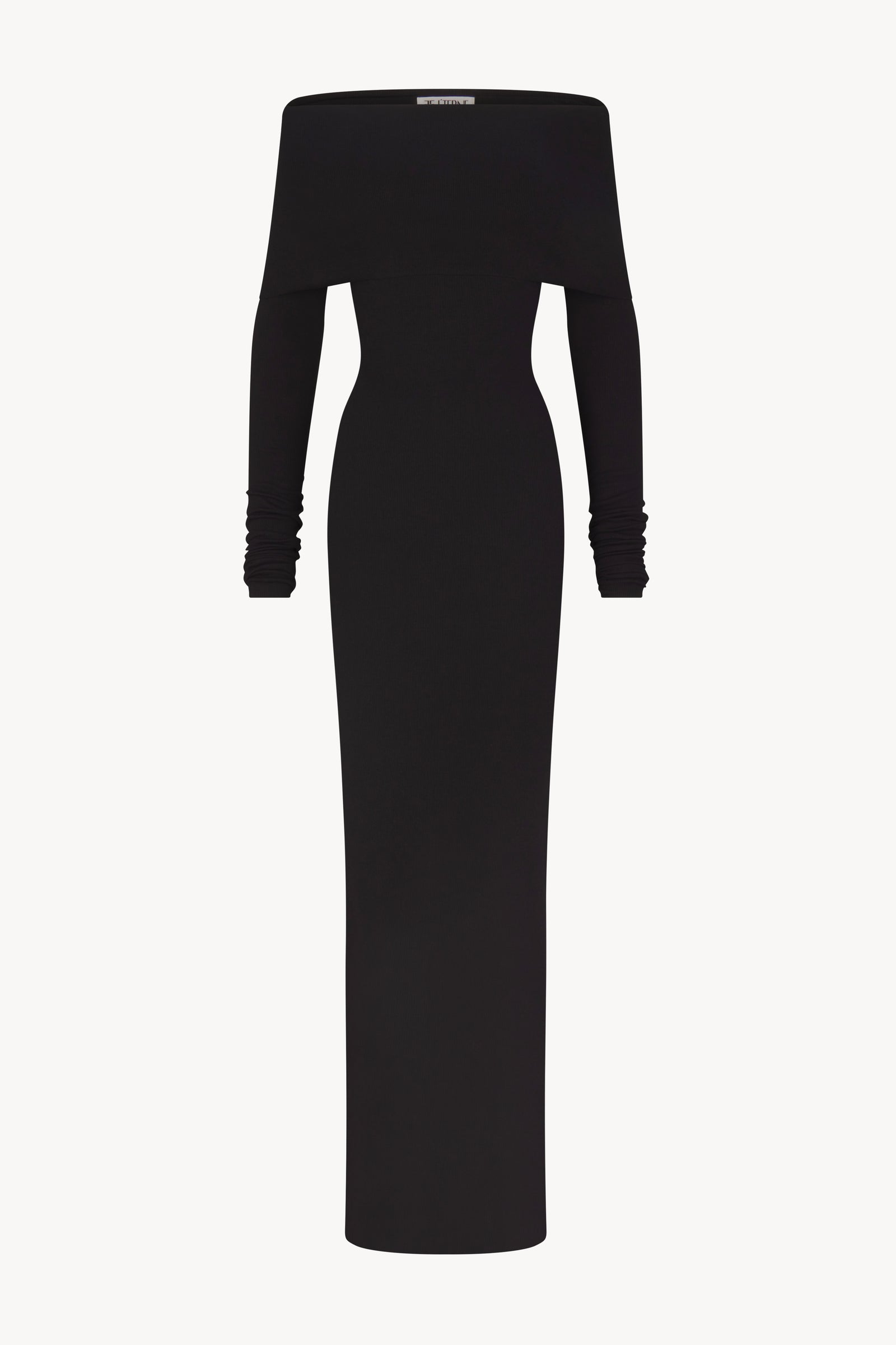 LONG SLEEVE OFF-SHOULDER MAXI DRESS LONG SLEEVE OFF-SHOULDER MAXI DRESS