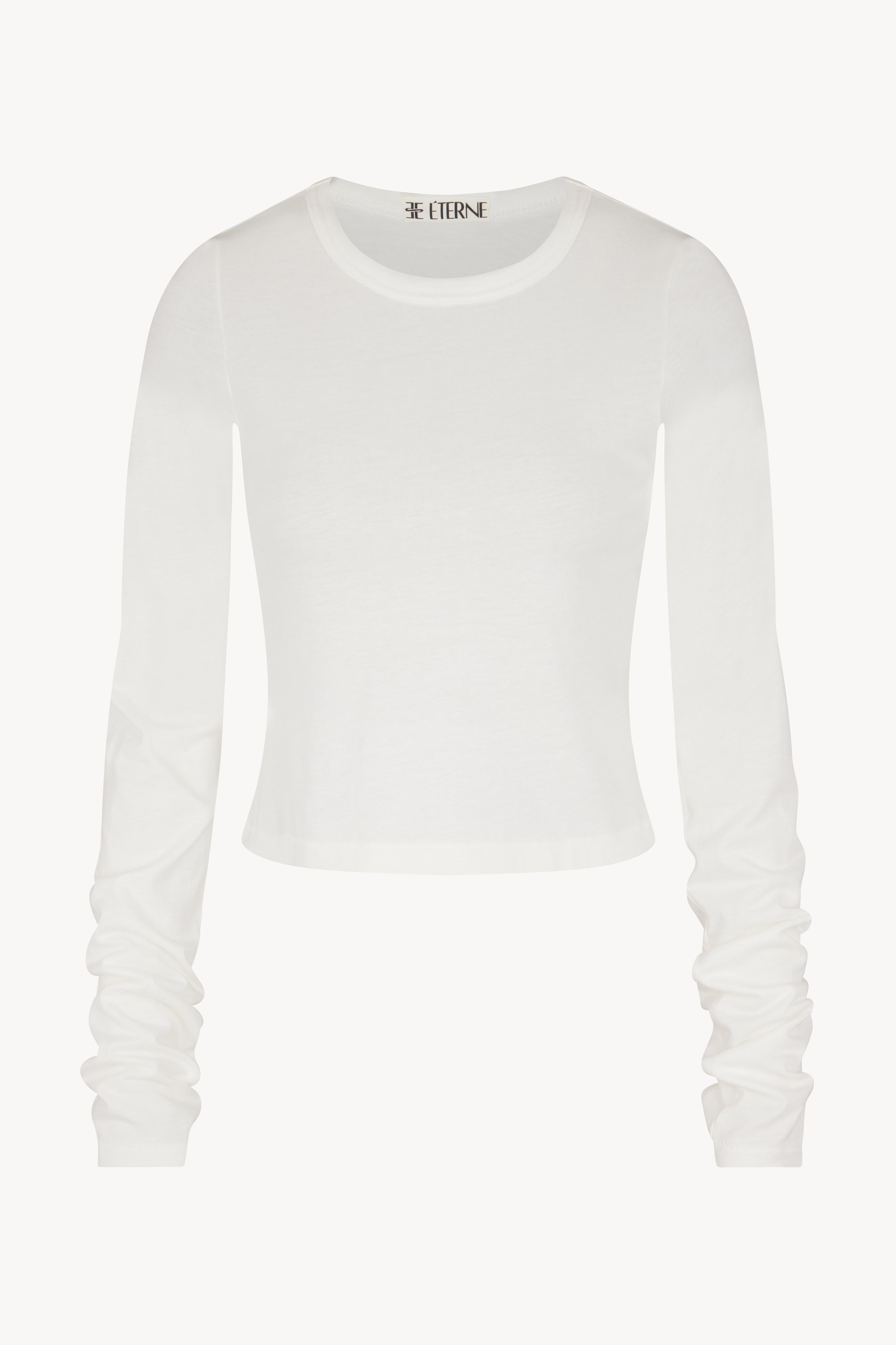 Long Sleeve Baby Tee Ivory