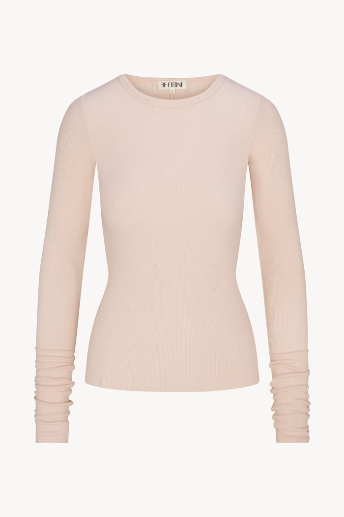 LONG SLEEVE FITTED TOP - ÉTERNE