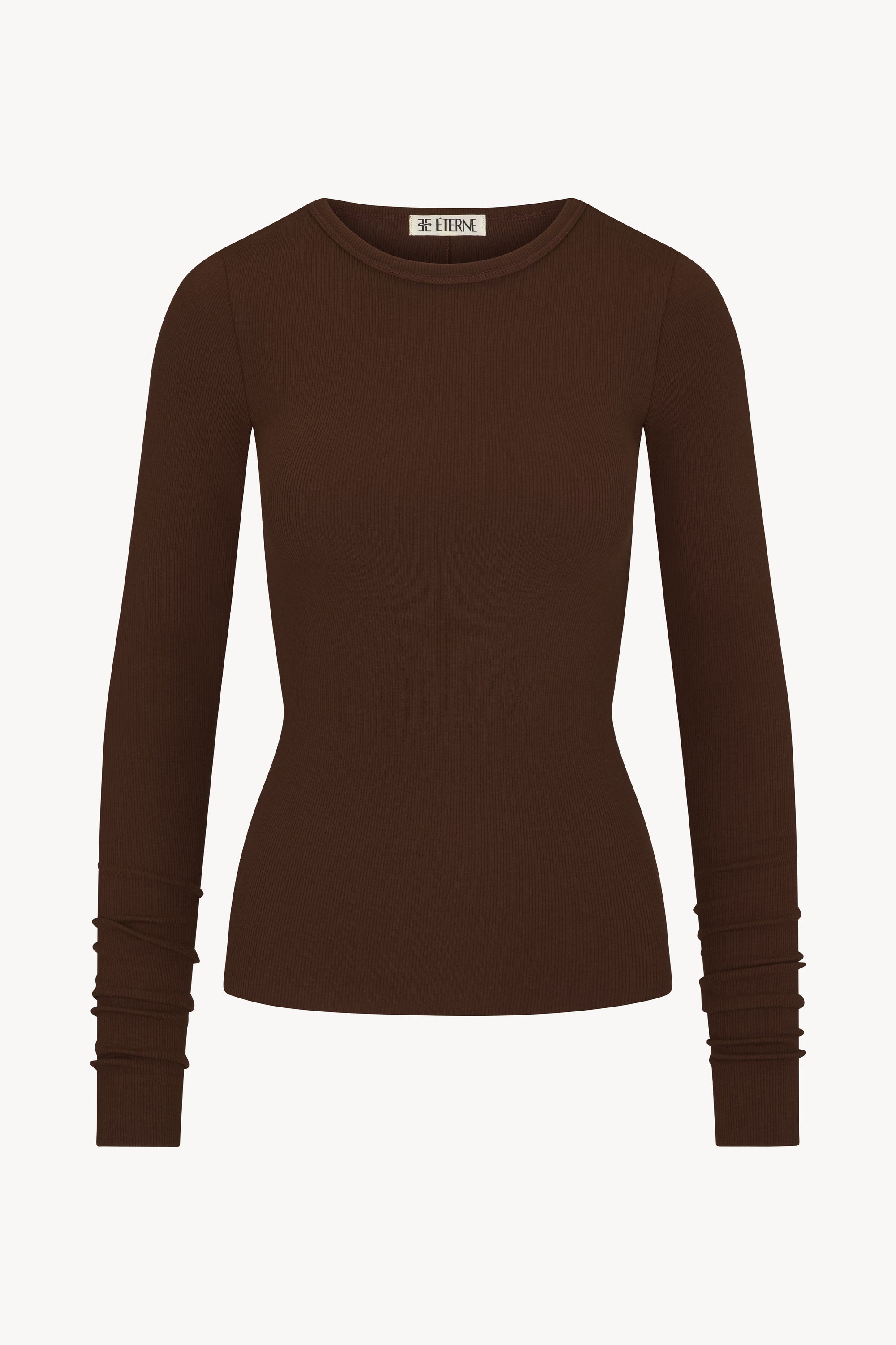 LONG SLEEVE FITTED TOP - ÉTERNE
