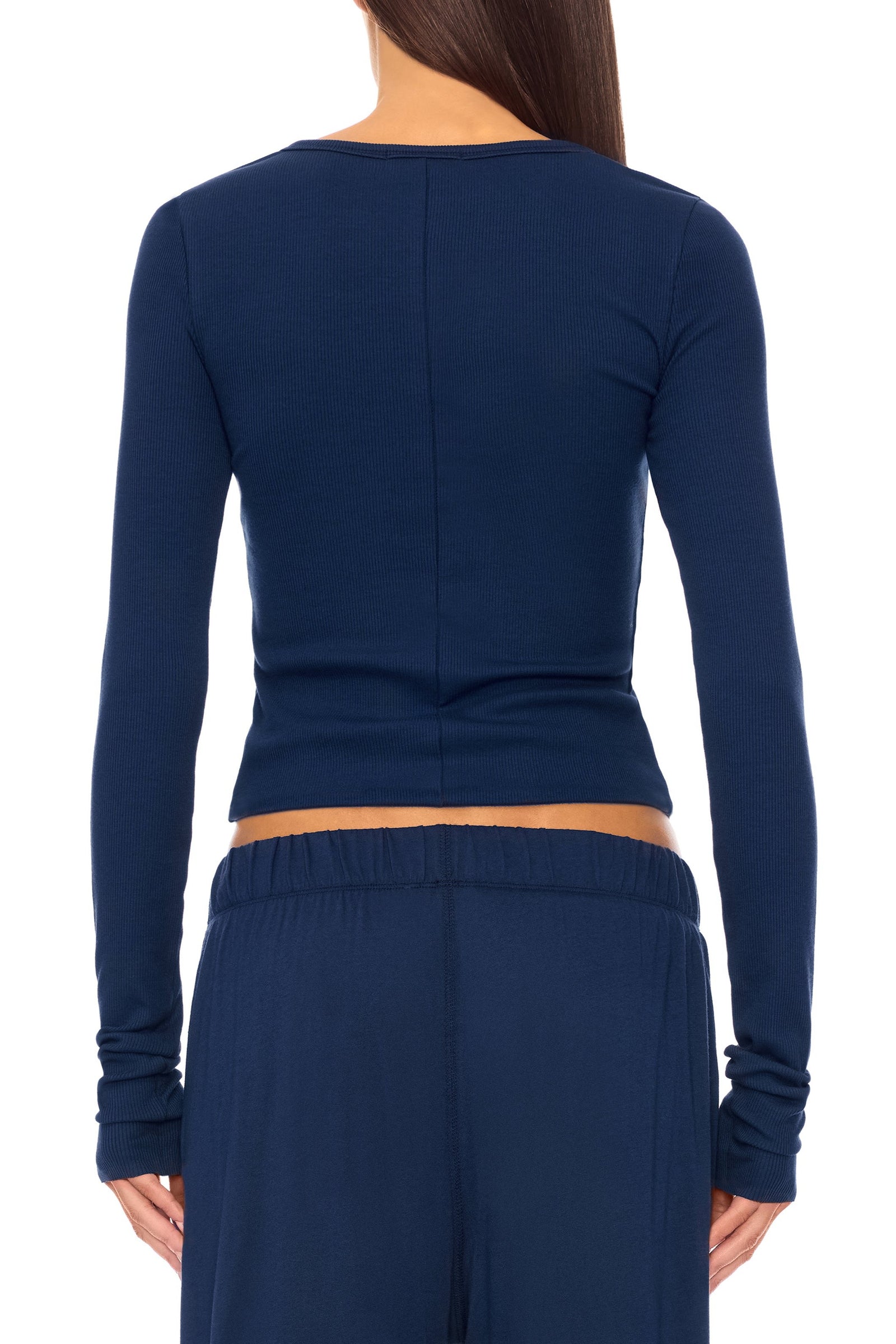 LONG SLEEVE FITTED TOP - ÉTERNE