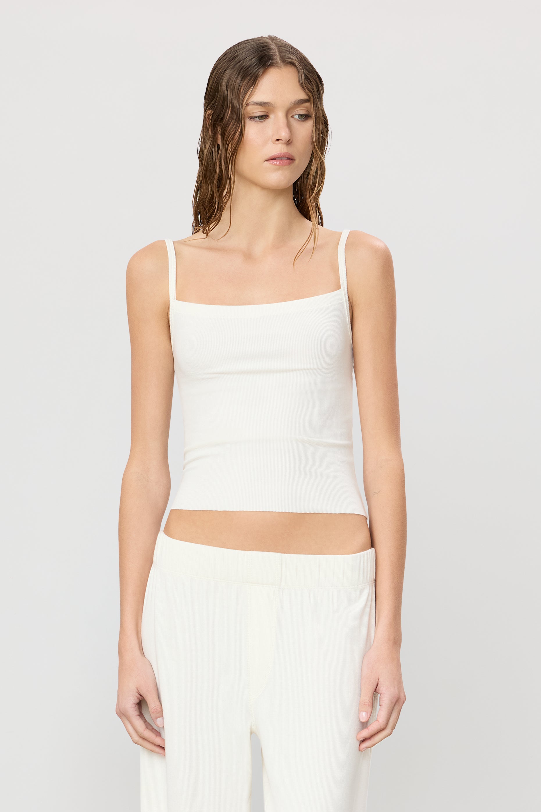 90s Tank | Butter Rib | Cream
