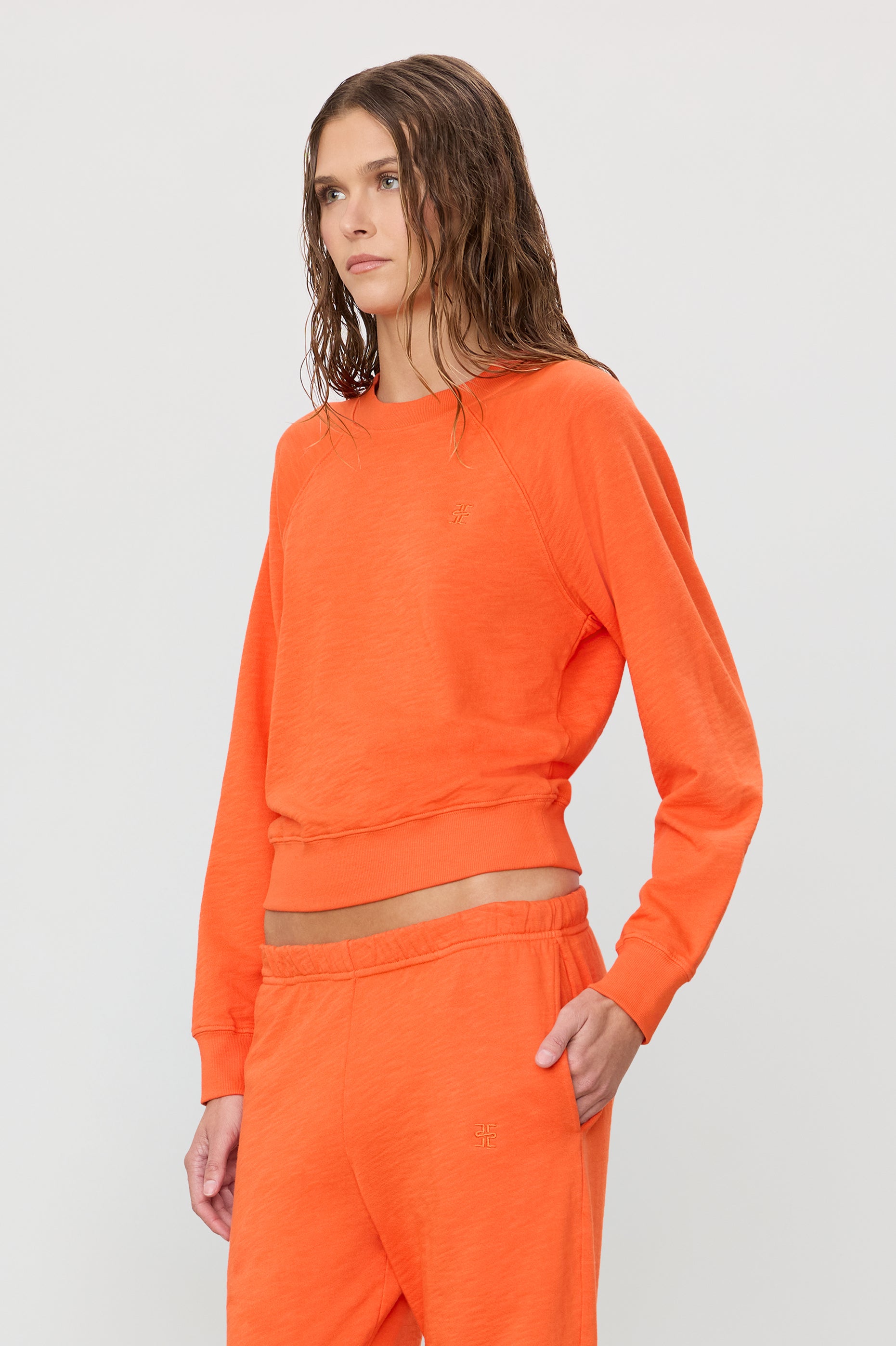 SHRUNKEN RAGLAN SWEATSHIRT