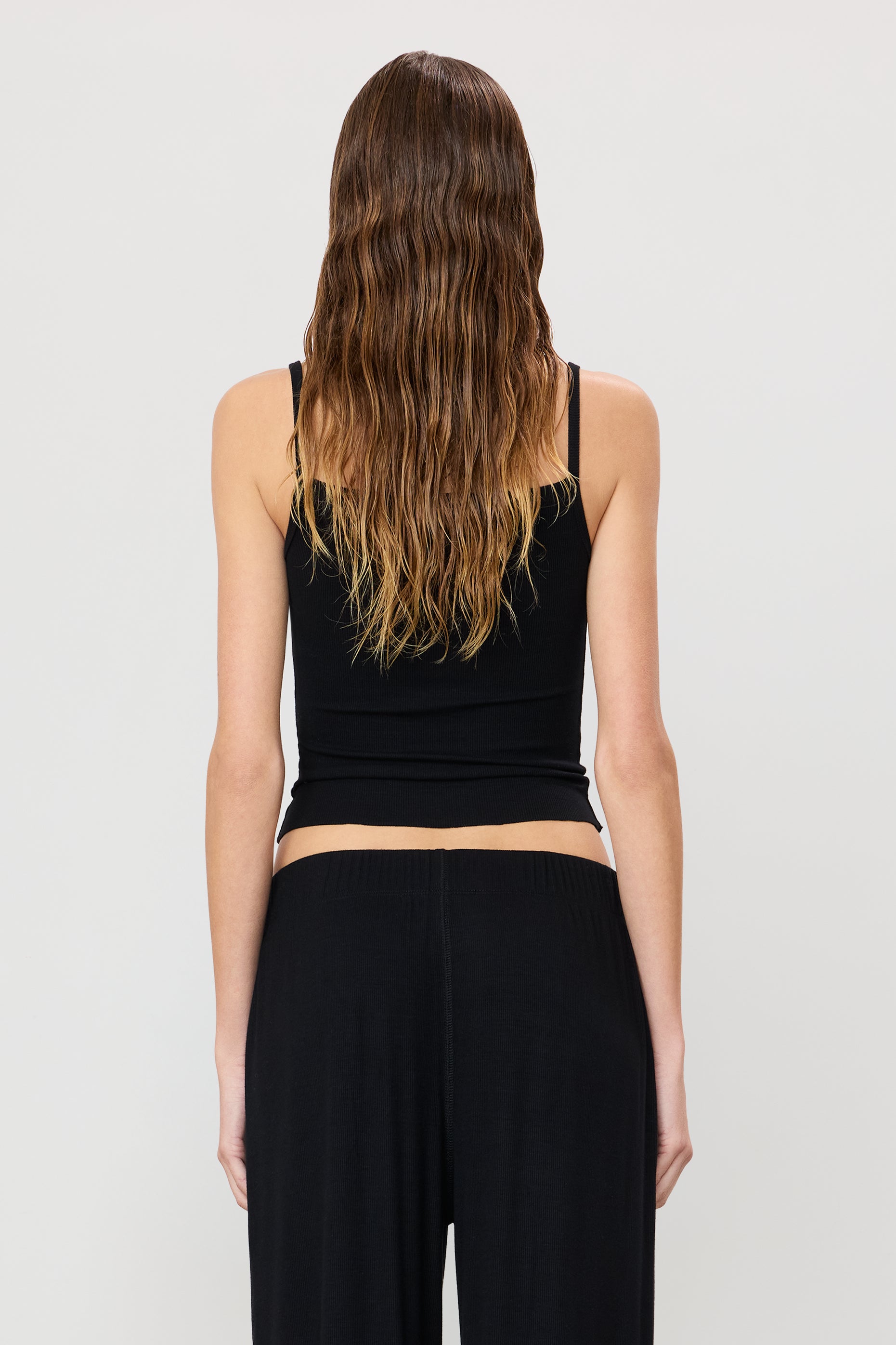 90s Tank | Butter Rib | Black