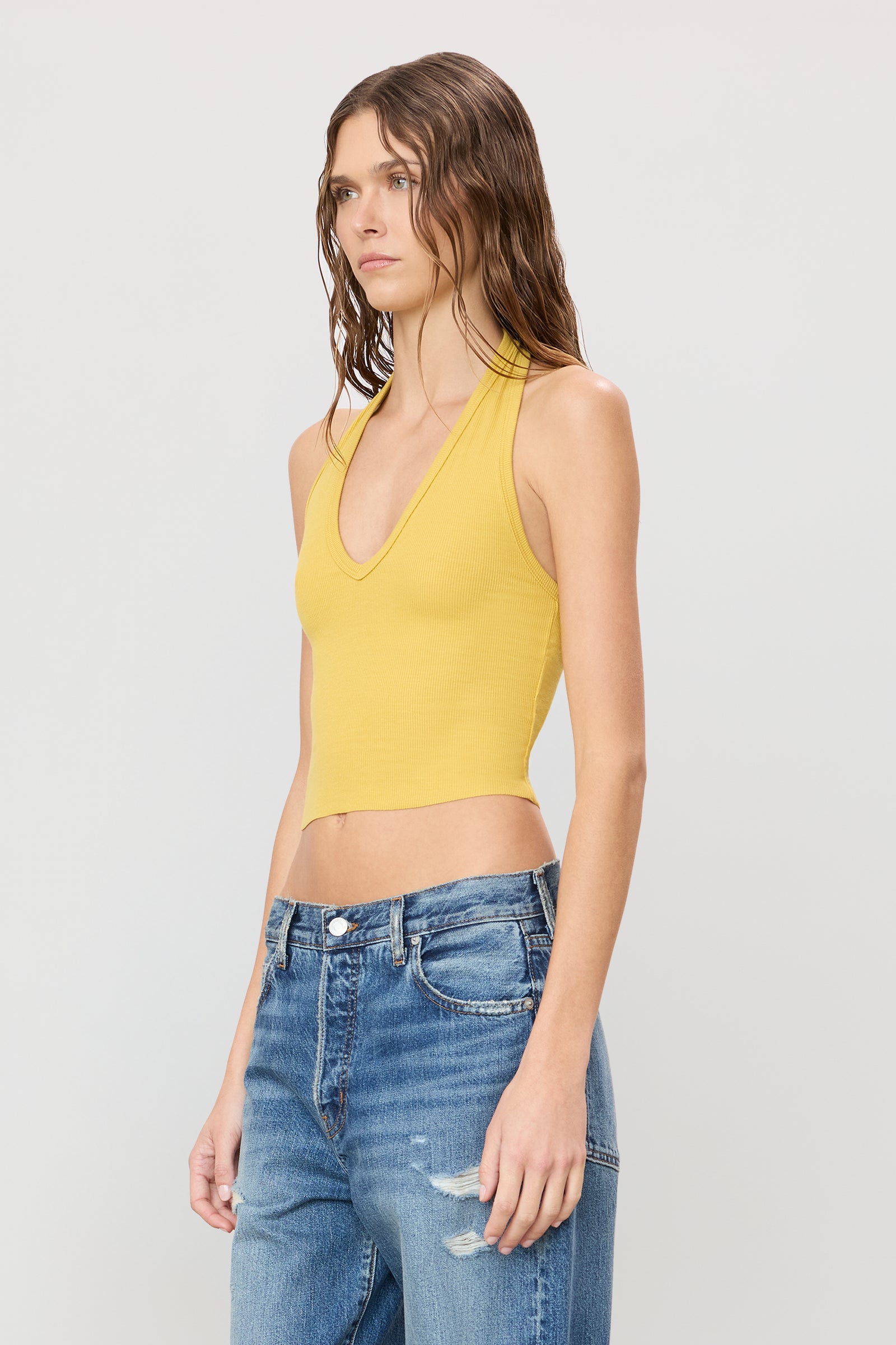CROPPED HALTER TOP - ÉTERNE