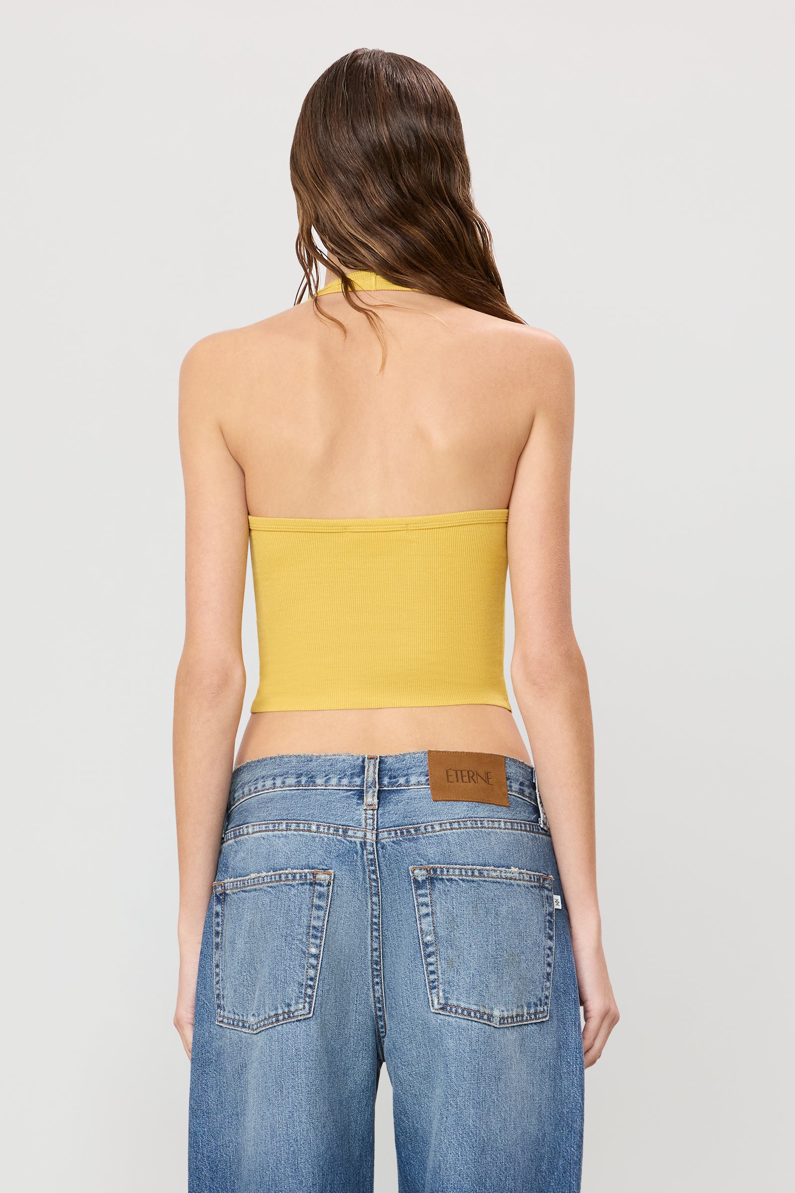 CROPPED HALTER TOP - ÉTERNE