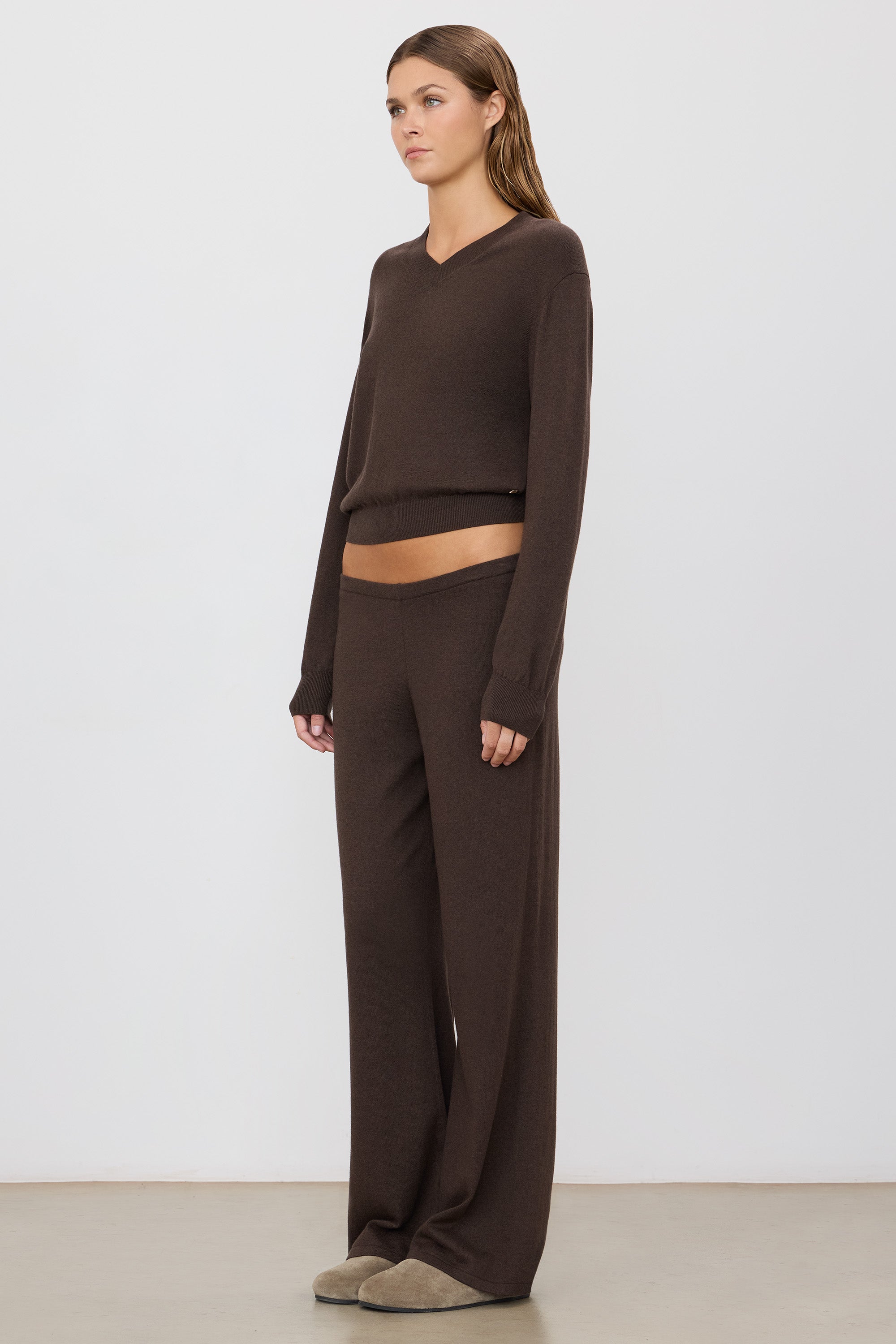WIDE LEG LOUNGE PANT