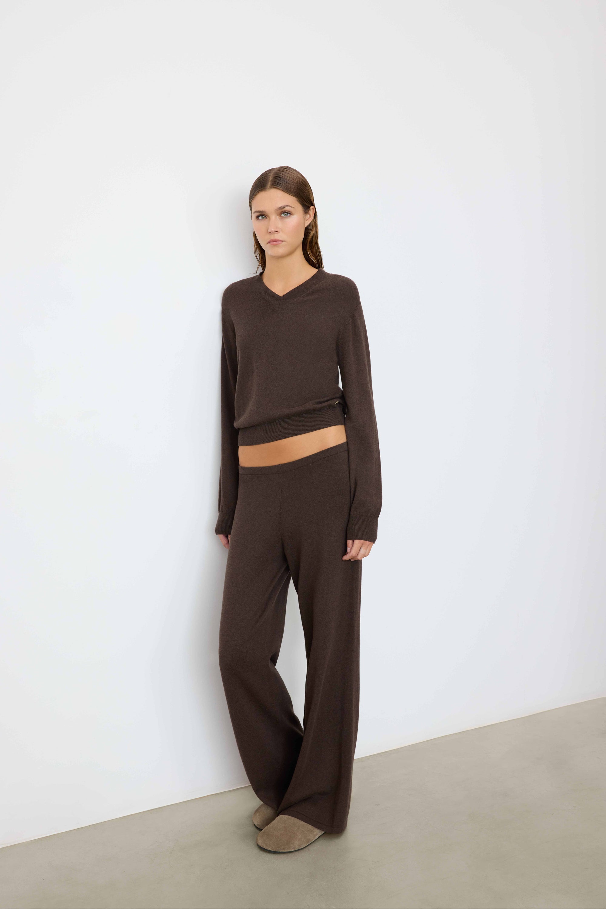 WIDE LEG LOUNGE PANT