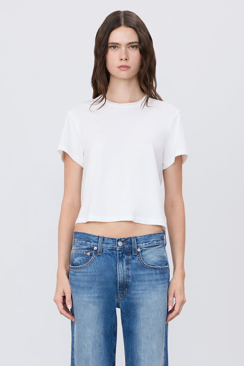SHORT SLEEVE BOXY TEE - ÉTERNE