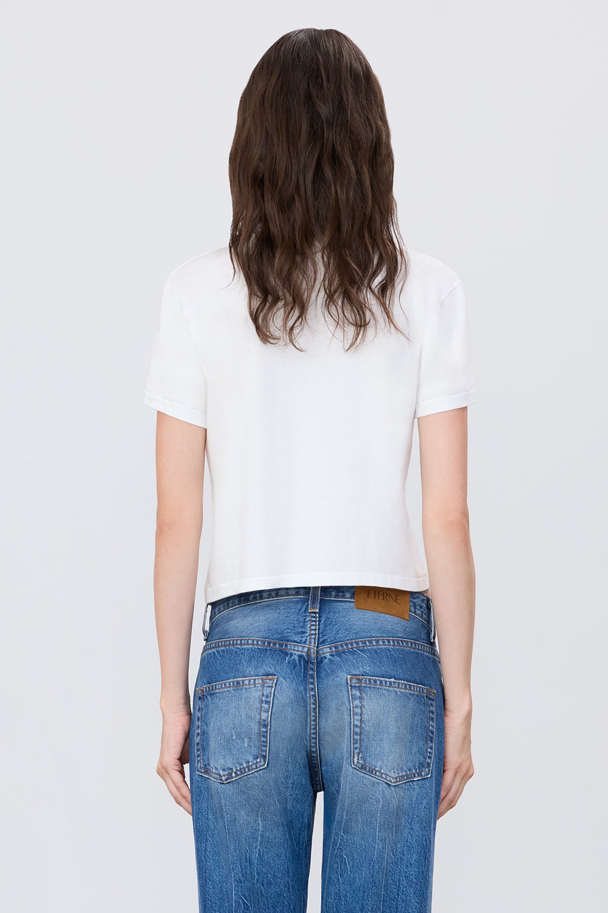 SHORT SLEEVE BOXY TEE - ÉTERNE