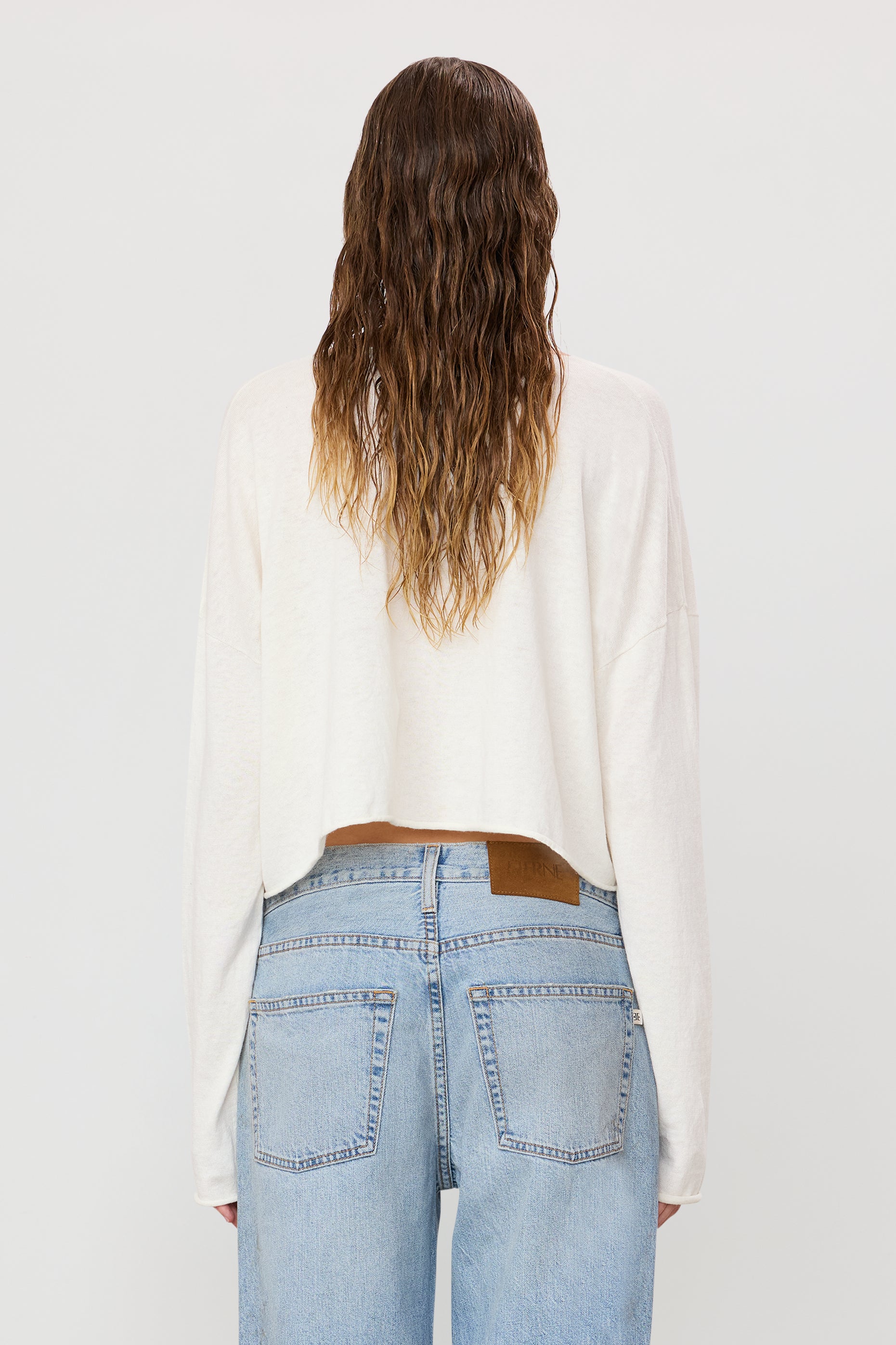 CROPPED BOATNECK TOP - ÉTERNE